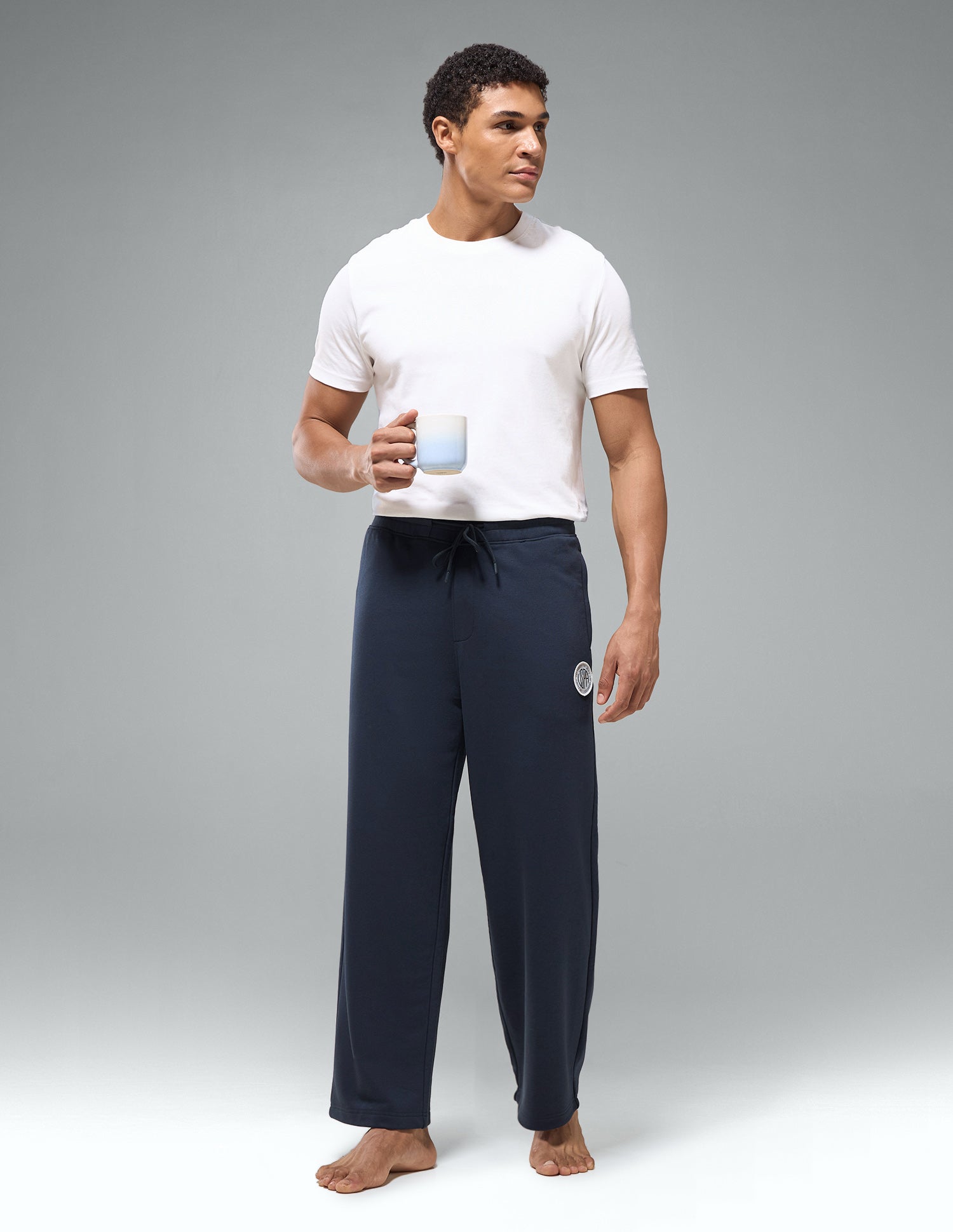 Mid Rise Relaxed Fit OR011 Track Pants Navy - U.S. Polo Assn. India | Large