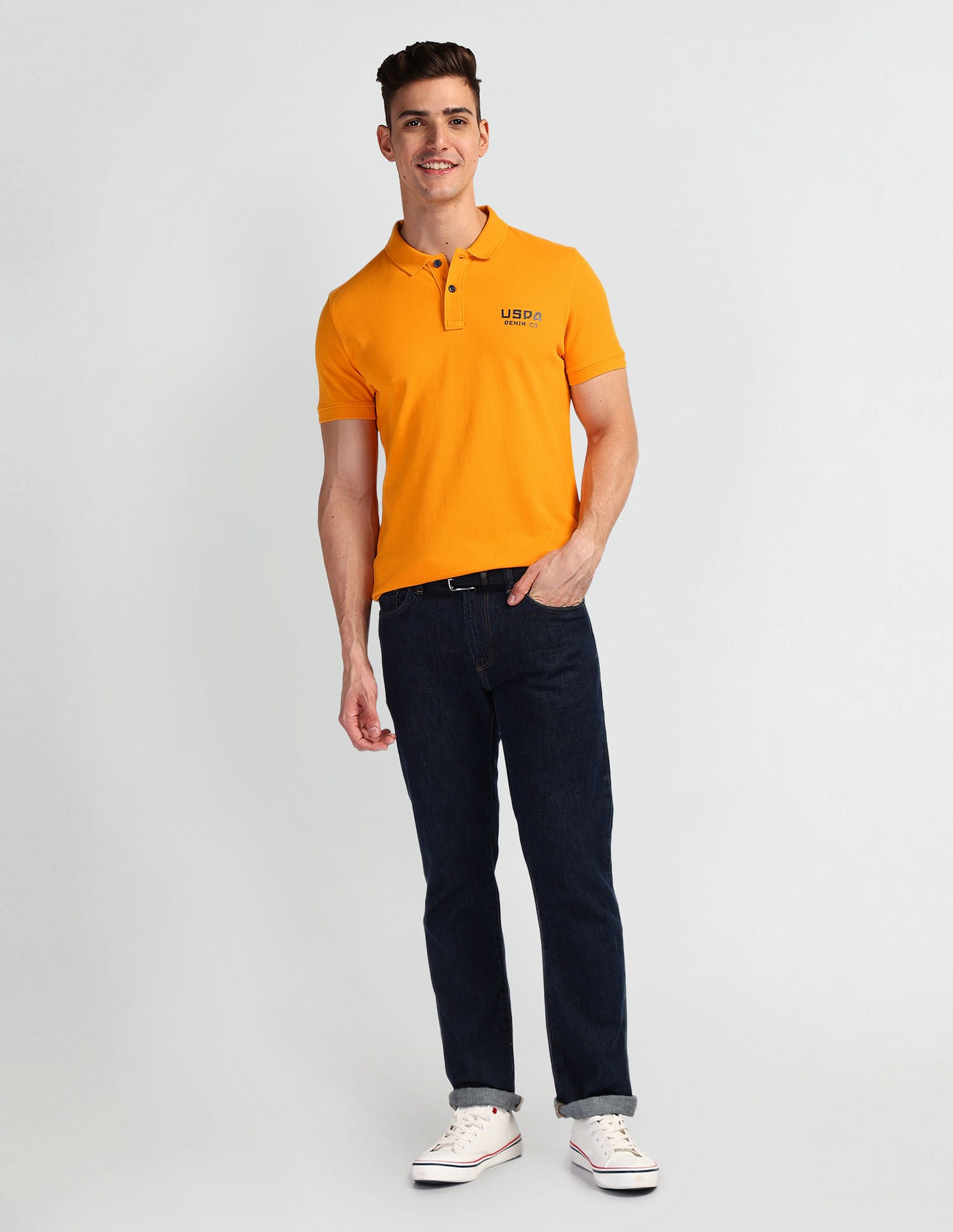 Solid Pique Polo Shirt Multi - U.S. Polo Assn. India | Large