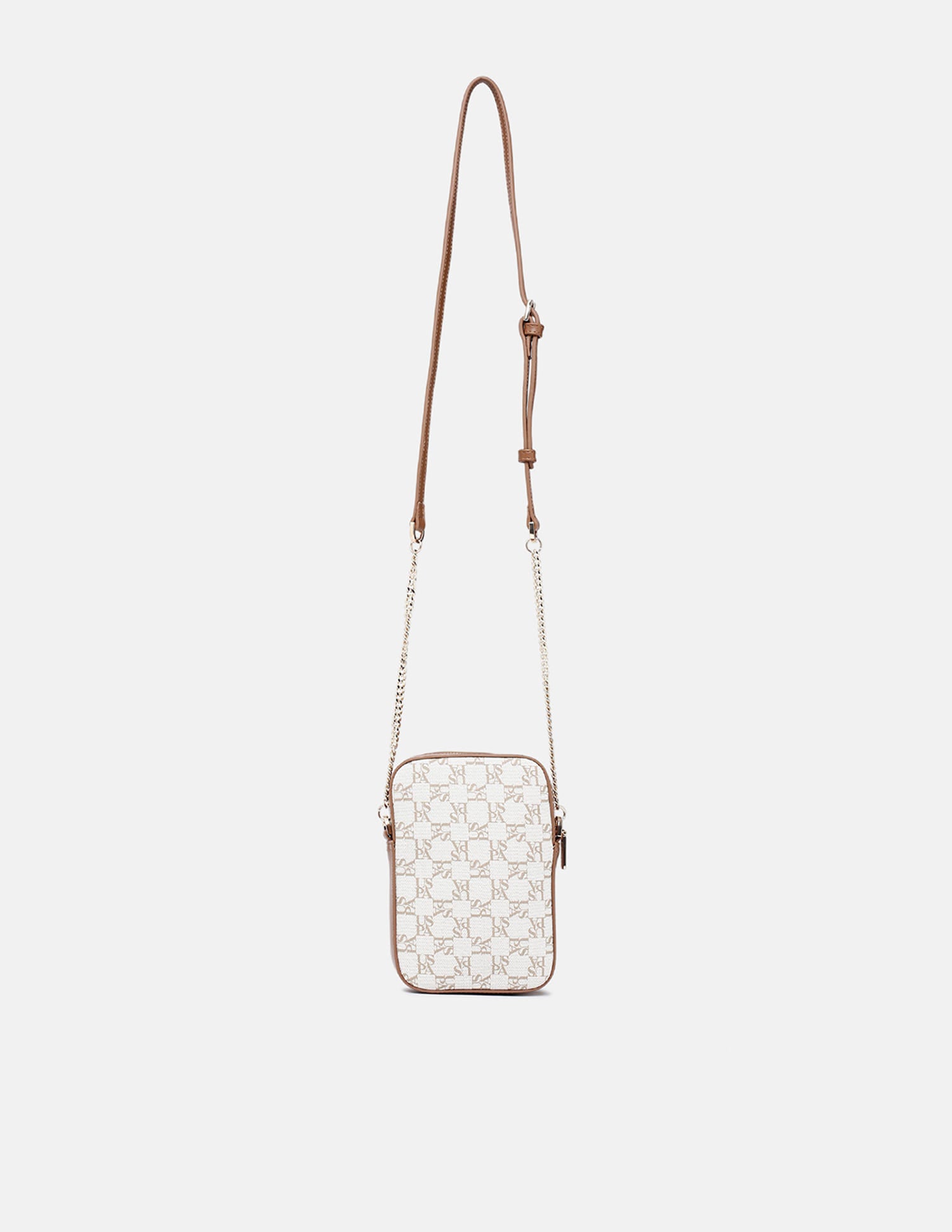 Cruz Monogram Crossbody Bag Beige - U.S. Polo Assn. India | Large