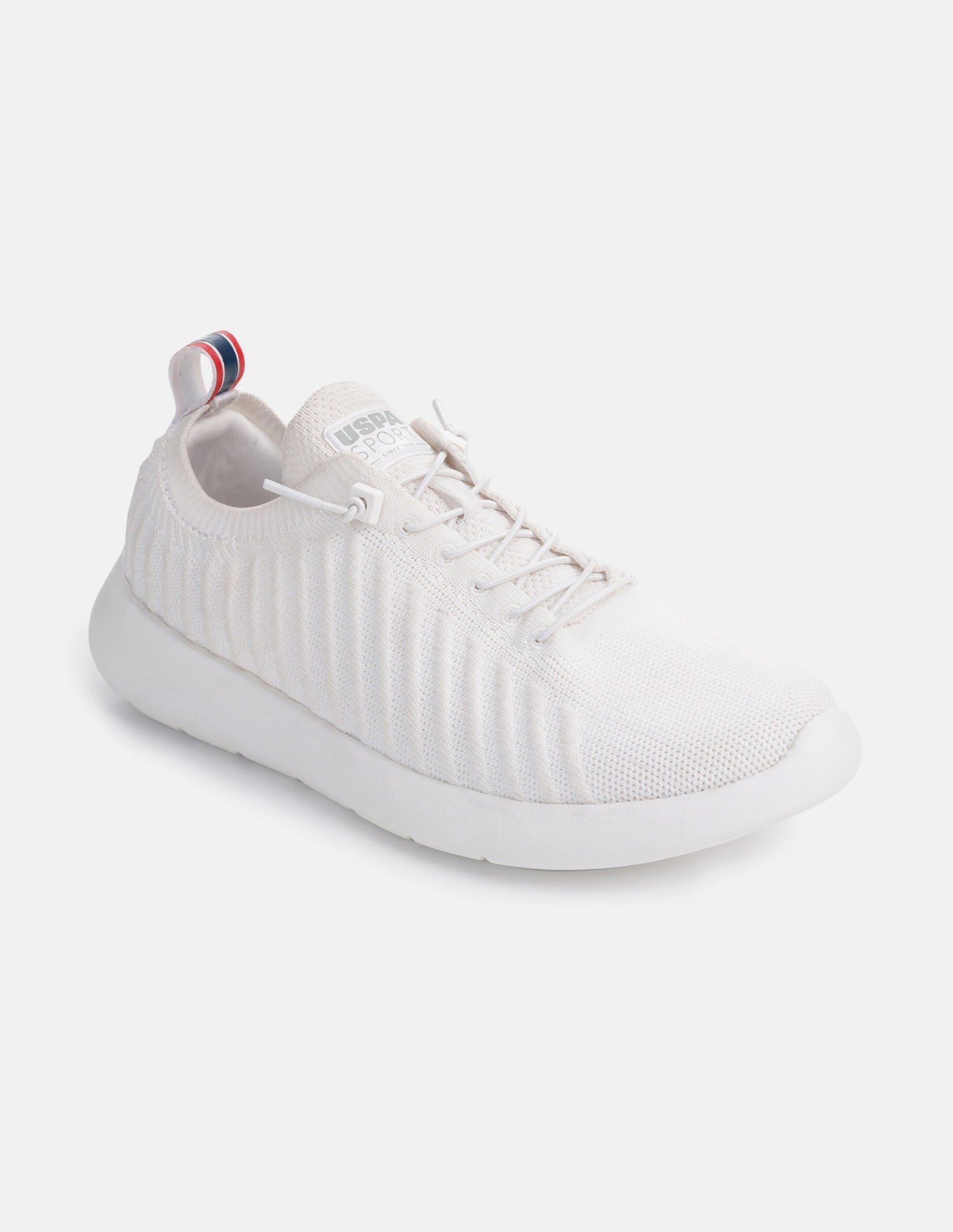 Men Solid Rocco Sports Sneakers White - U.S. Polo Assn. India | Large