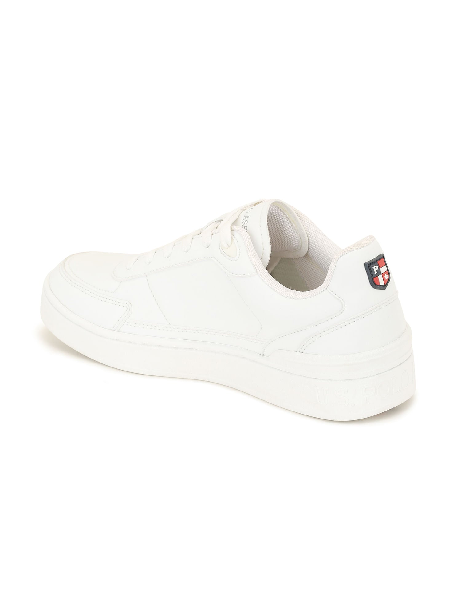 Men Round Toe Crest Sneakers White - U.S. POLO ASSN. | Large
