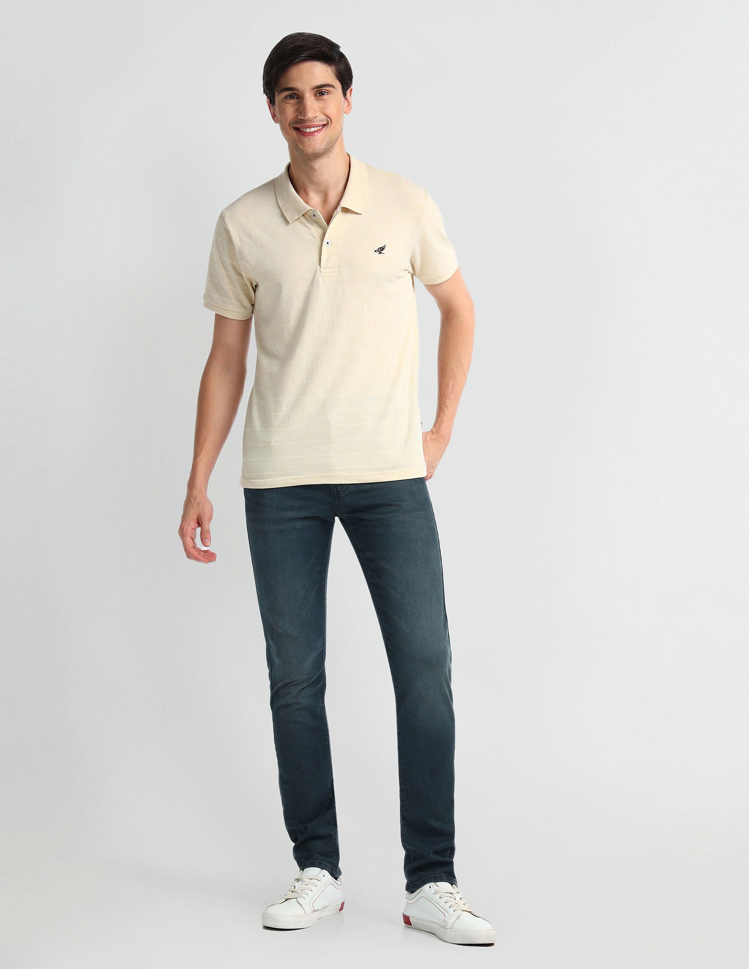 Regallo Skinny Fit Blue Jeans Blue - U.S. Polo Assn. India | Large