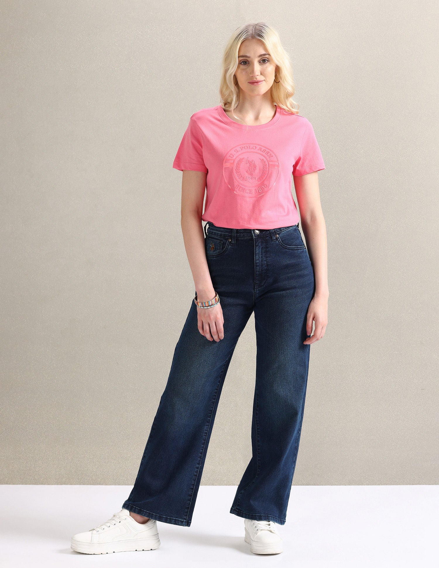 Straight Fit Blue Jeans Blue - U.S. POLO ASSN. | Large