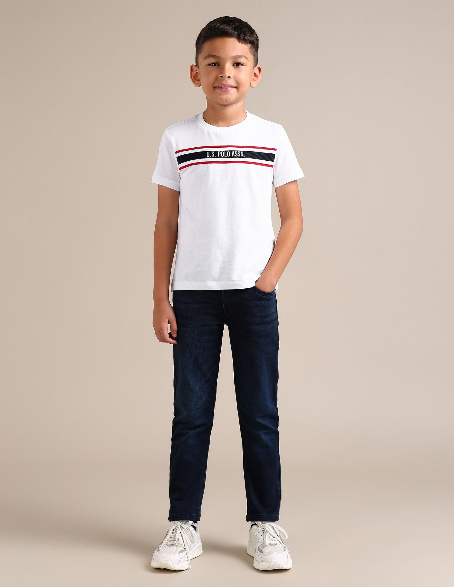 Regular fit Printed T-Shirts White - U.S. POLO ASSN. | Large