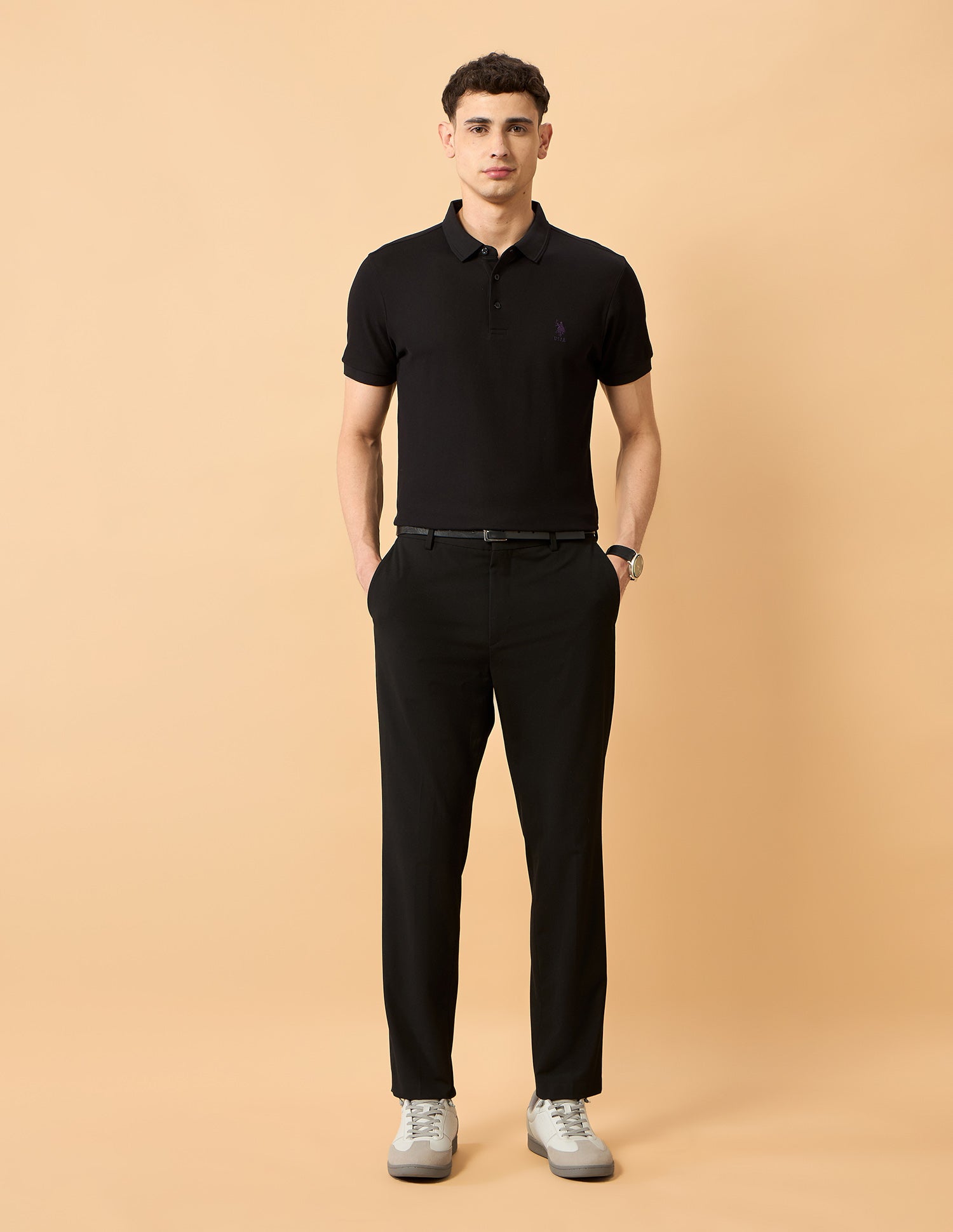 Pacho X Regular Fit Polo Shirt Black - U.S. POLO ASSN. | Large