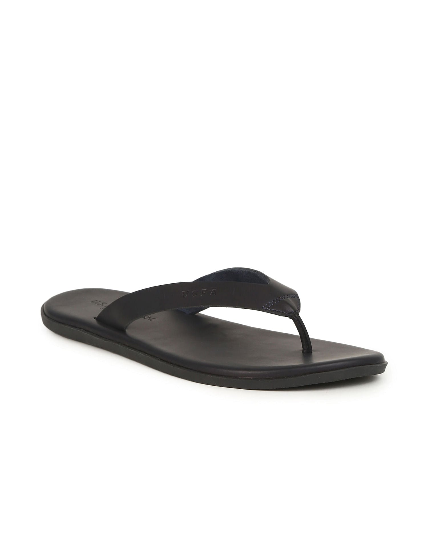 Men Solid Norwalk 3.0 Flip Flops Blue - U.S. Polo Assn. India | Large