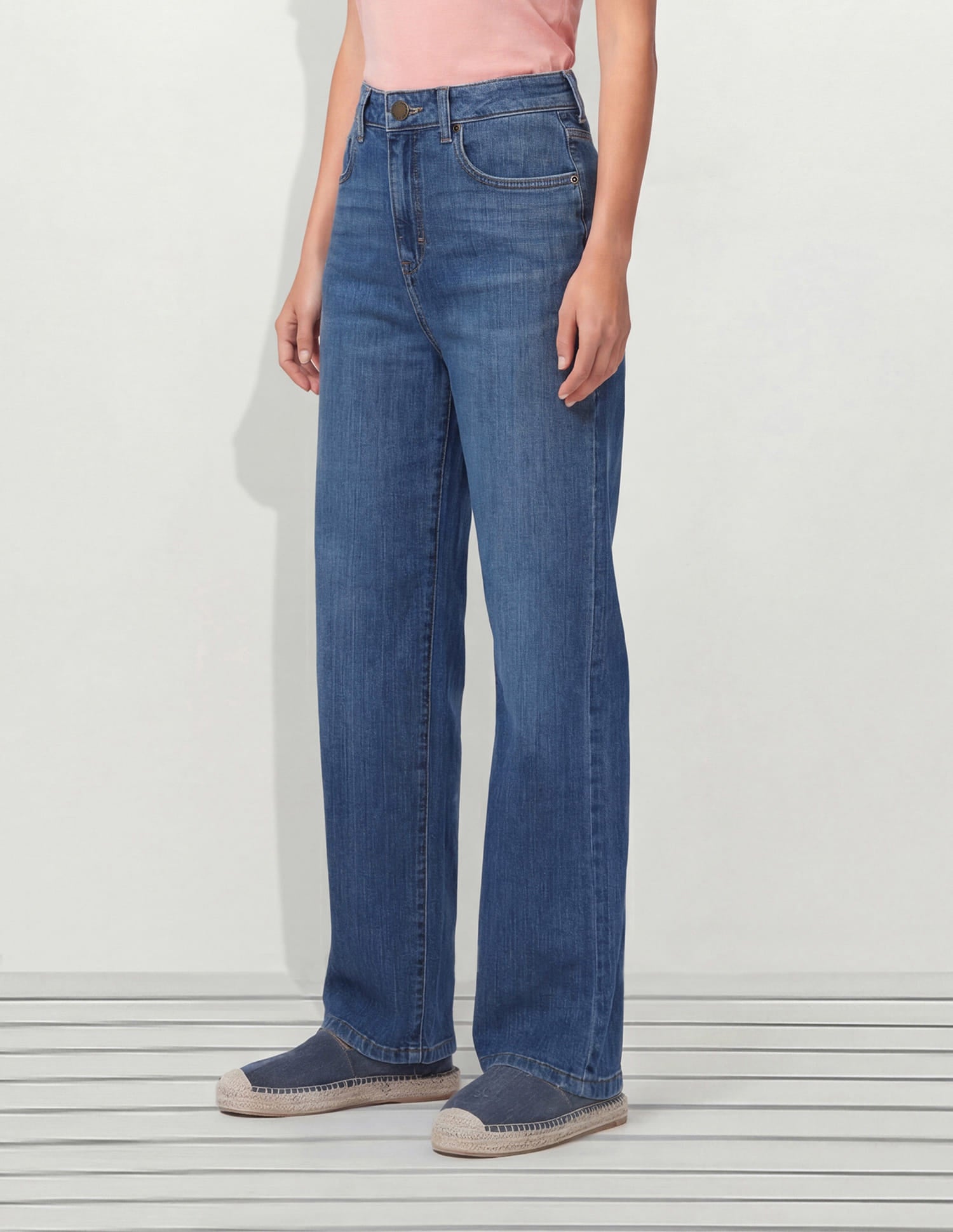 High Rise Straight Fit Jeans Blue - U.S. Polo Assn. India | Large