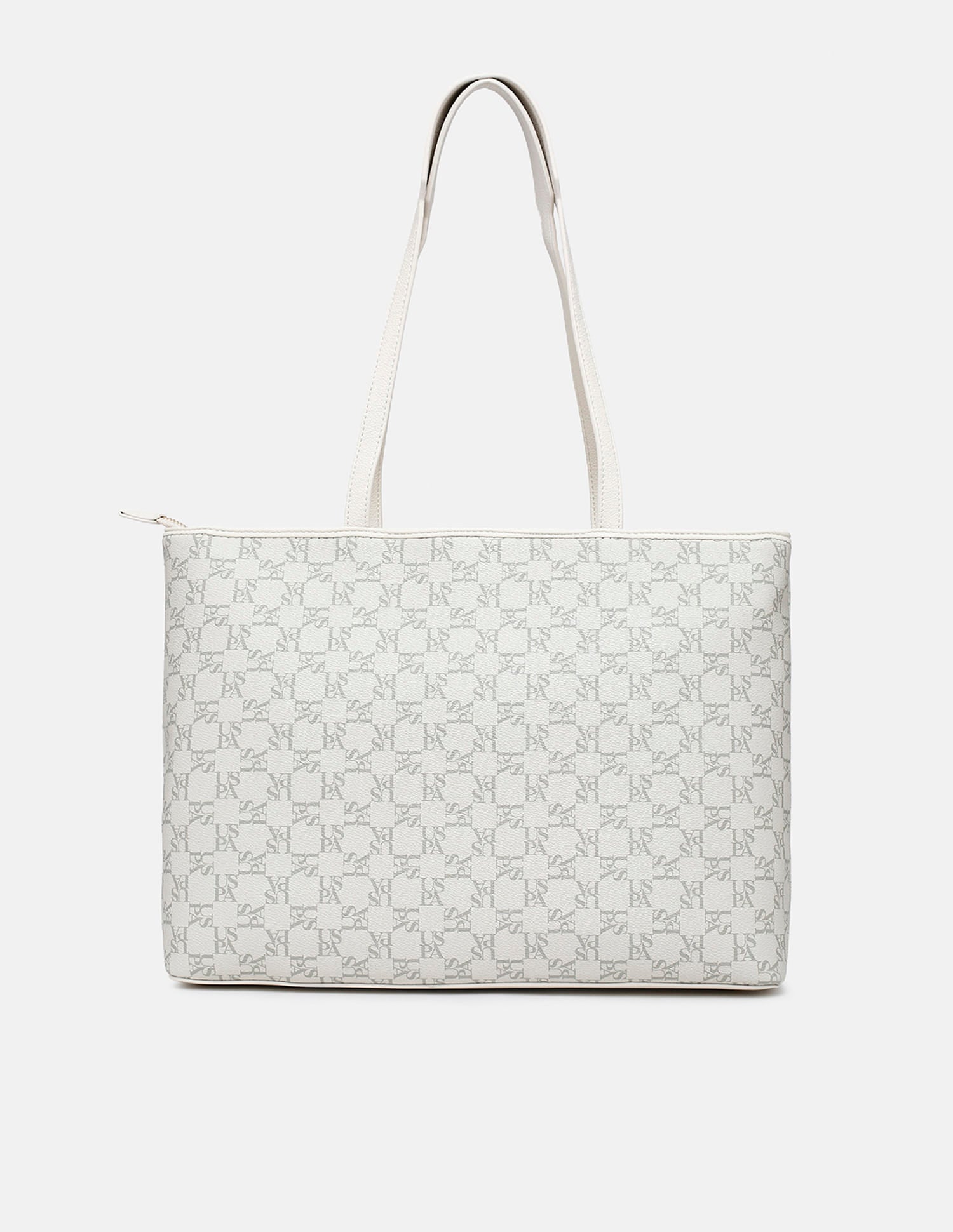 Coco Monogram Tote Bag Off White - U.S. Polo Assn. India | Large