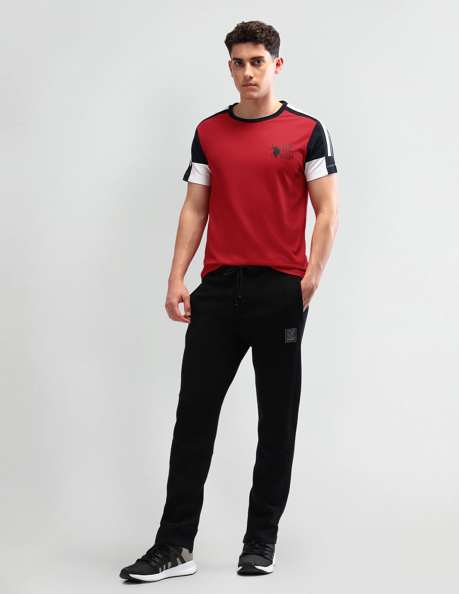 Slim Fit Solid T-Shirt Rust - U.S. Polo Assn. India | Large