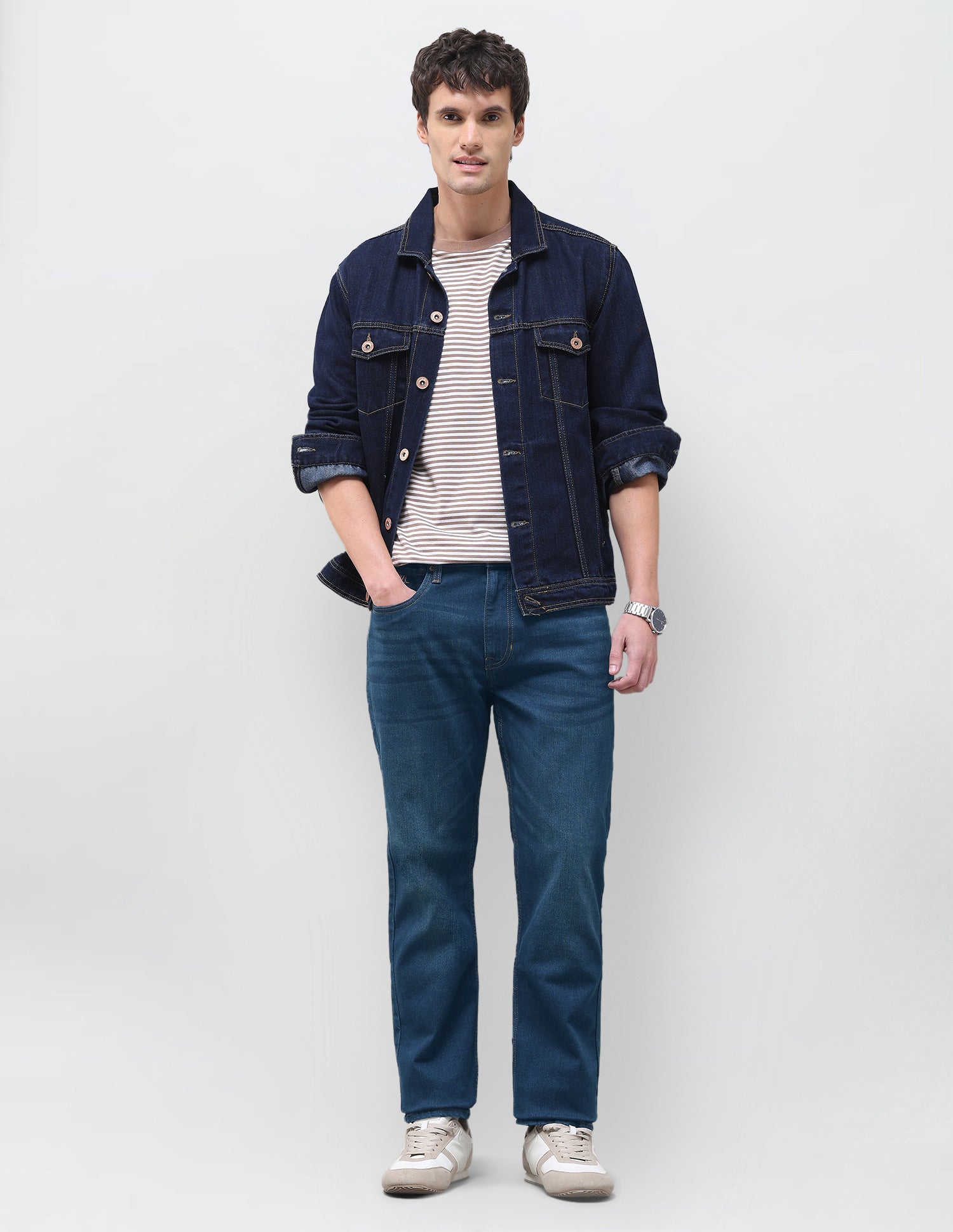 Harold Slim Straight Fit Blue Jeans Dark Indigo - U.S. Polo Assn. India | Large