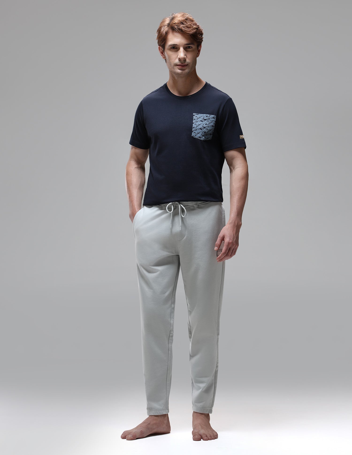 Breathable Relaxed Fit OJ010 Lounge Joggers Mirage Grey - U.S. Polo Assn. India | Large