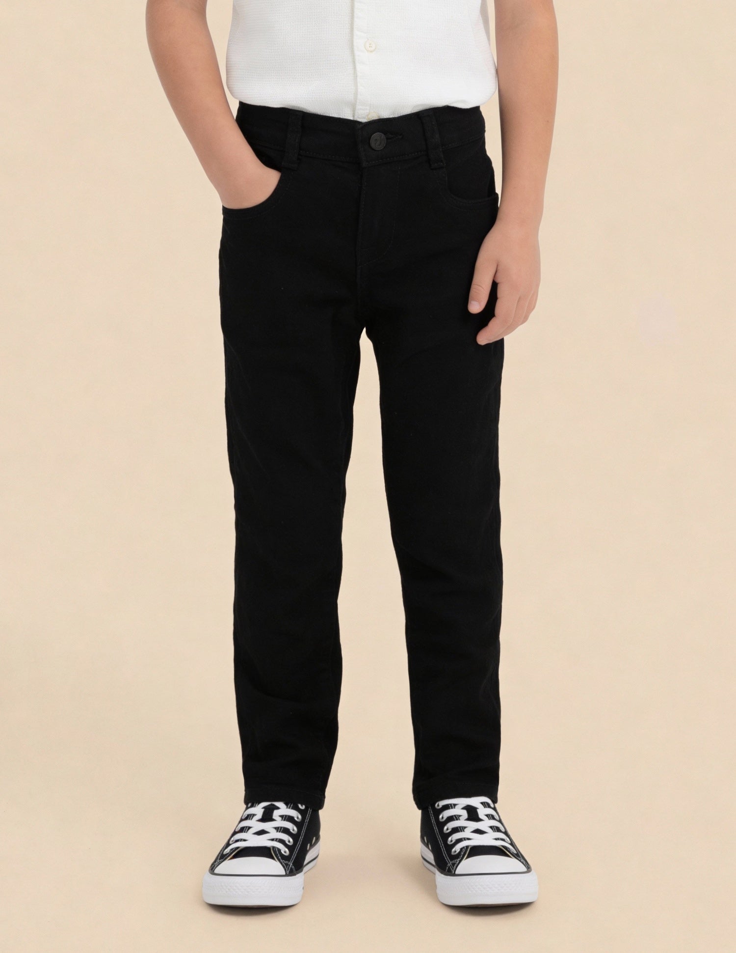 Boys Slim Fit Jeans Black - U.S. Polo Assn. India | Large