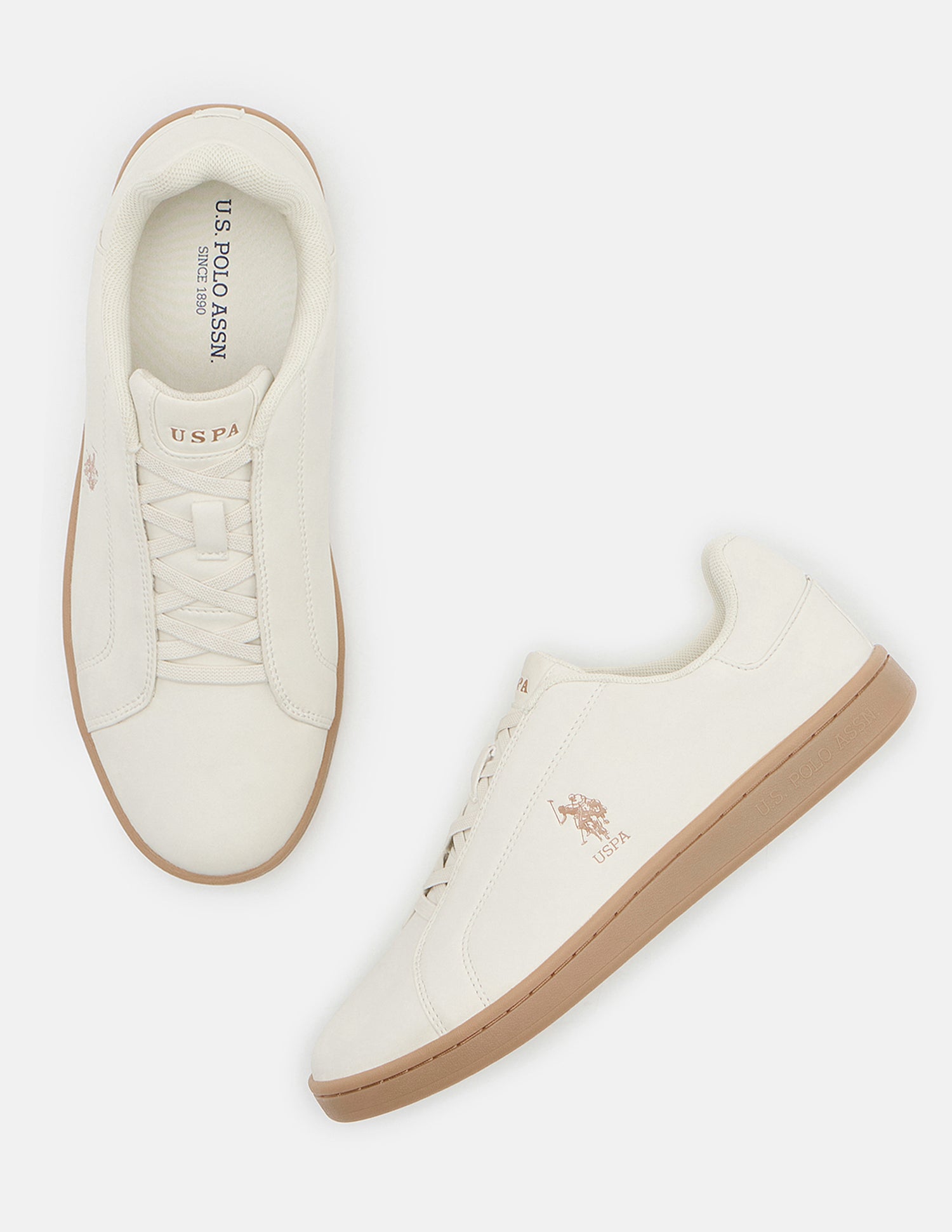 Mello Lace-Ups Sneakers Beige - U.S. Polo Assn. India | Large
