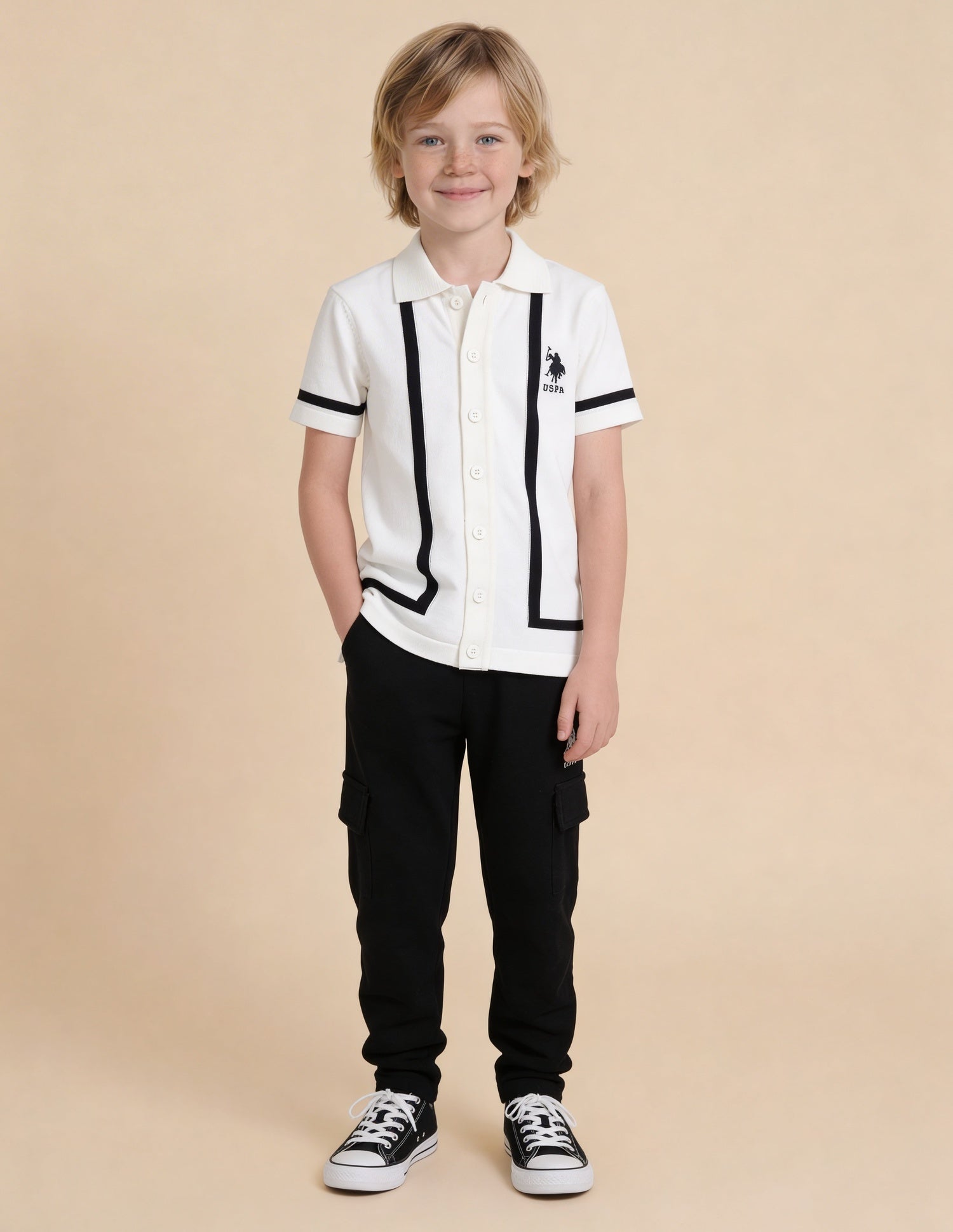 Solid Regular Fit Shirt White - U.S. Polo Assn. India | Large