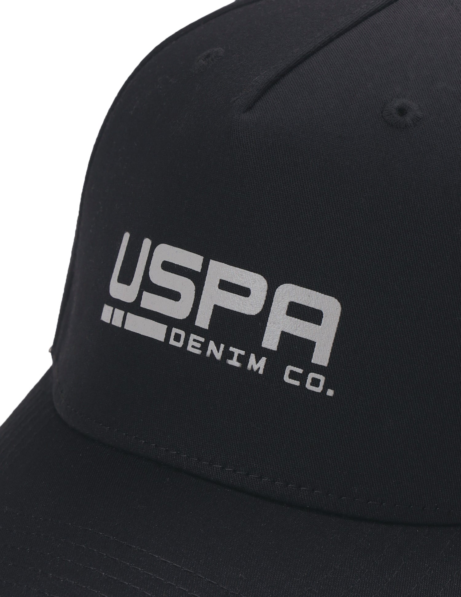 Brand Printed Cap Black - U.S. Polo Assn. India | Large