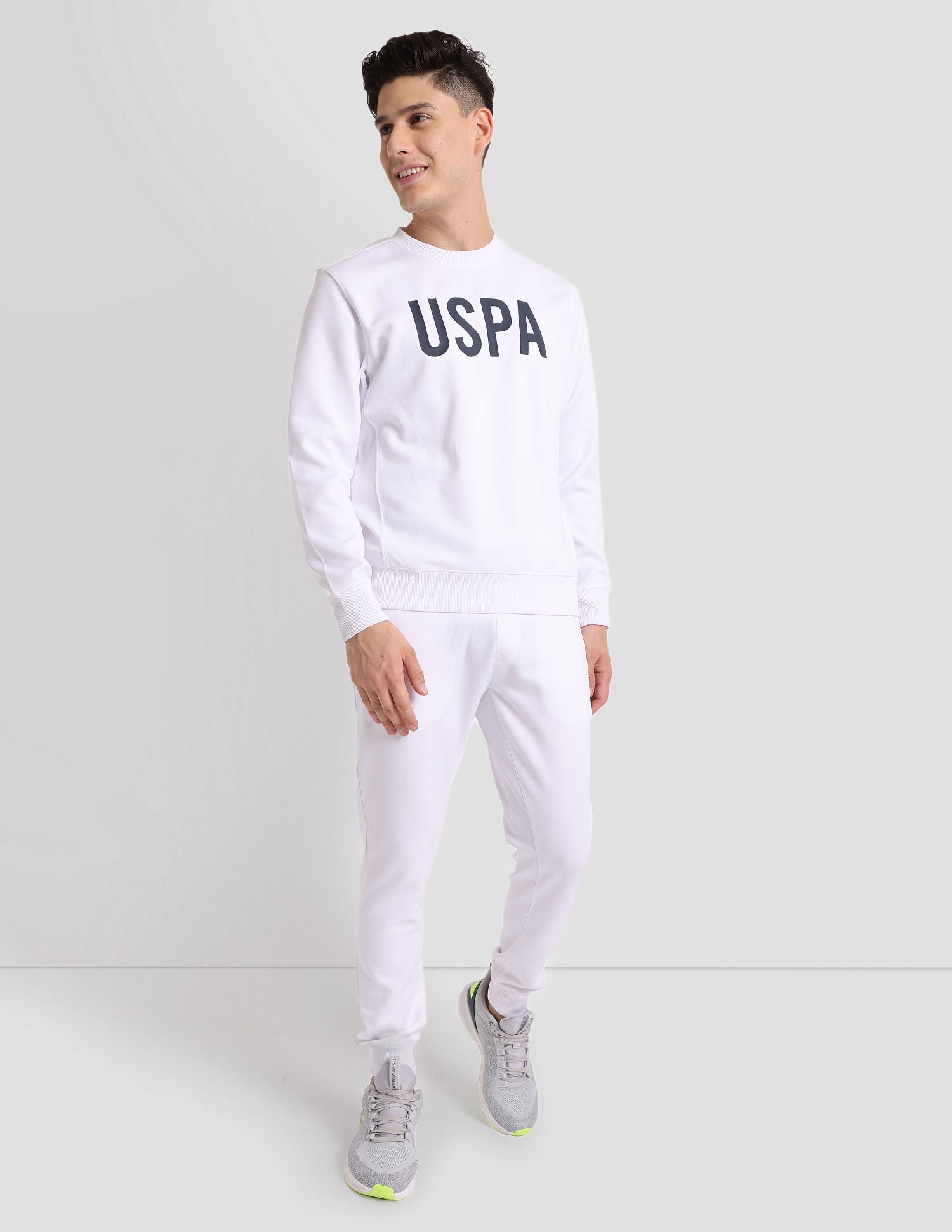 Durable Athletic Pullover White - U.S. POLO ASSN. | Large