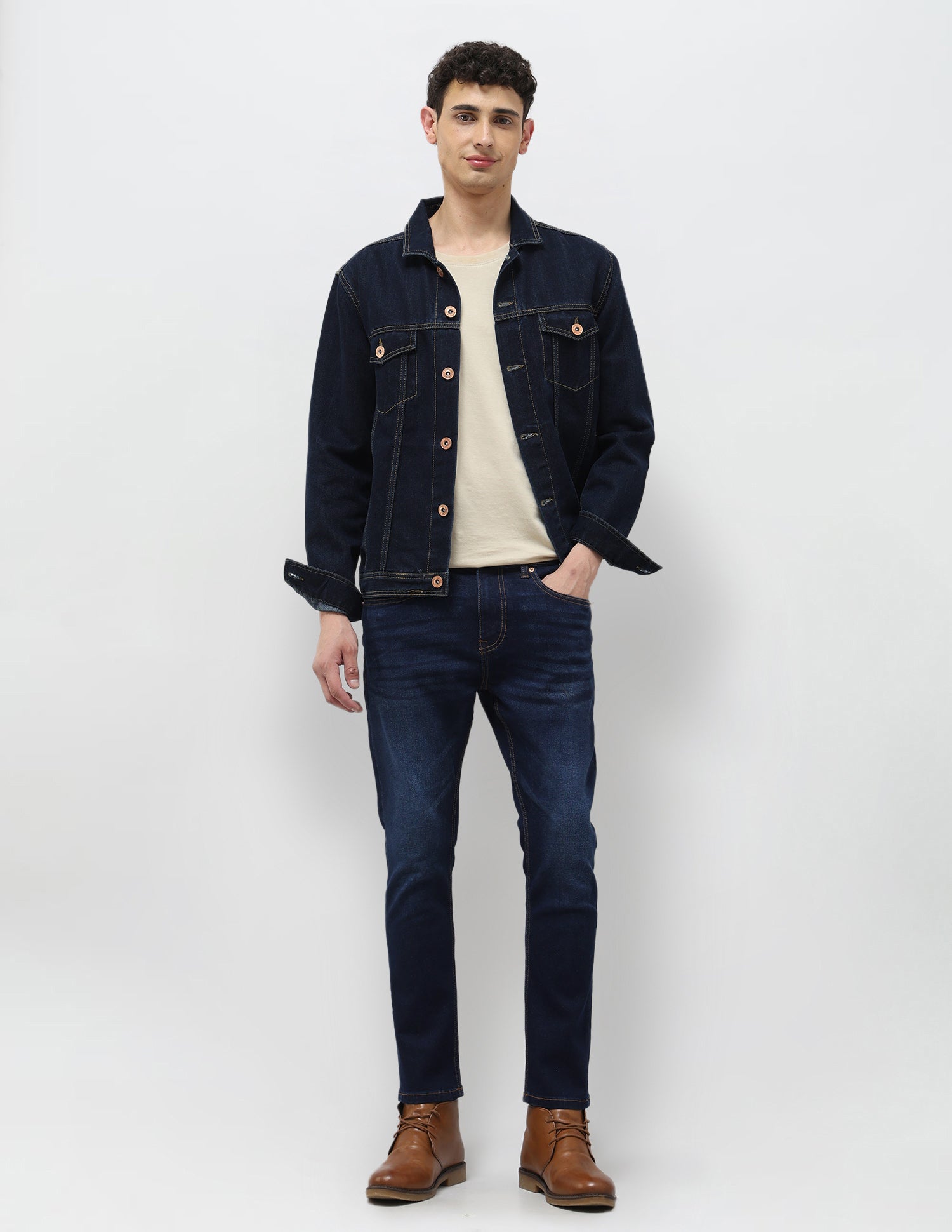 Henry Tapered Fit Blue Jeans Dark Indigo - U.S. Polo Assn. India | Large