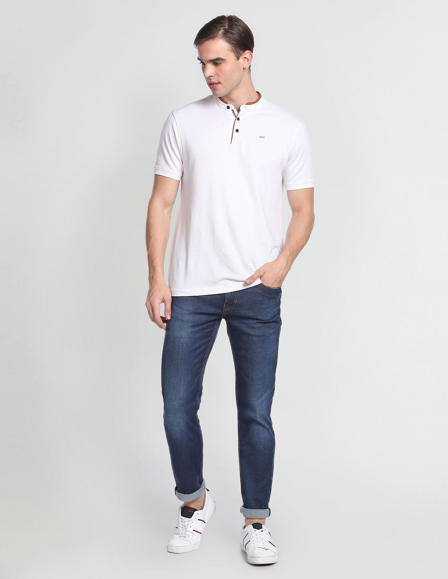 Regallo Skinny Authentic Jeans Dark Blue - U.S. Polo Assn. India | Large