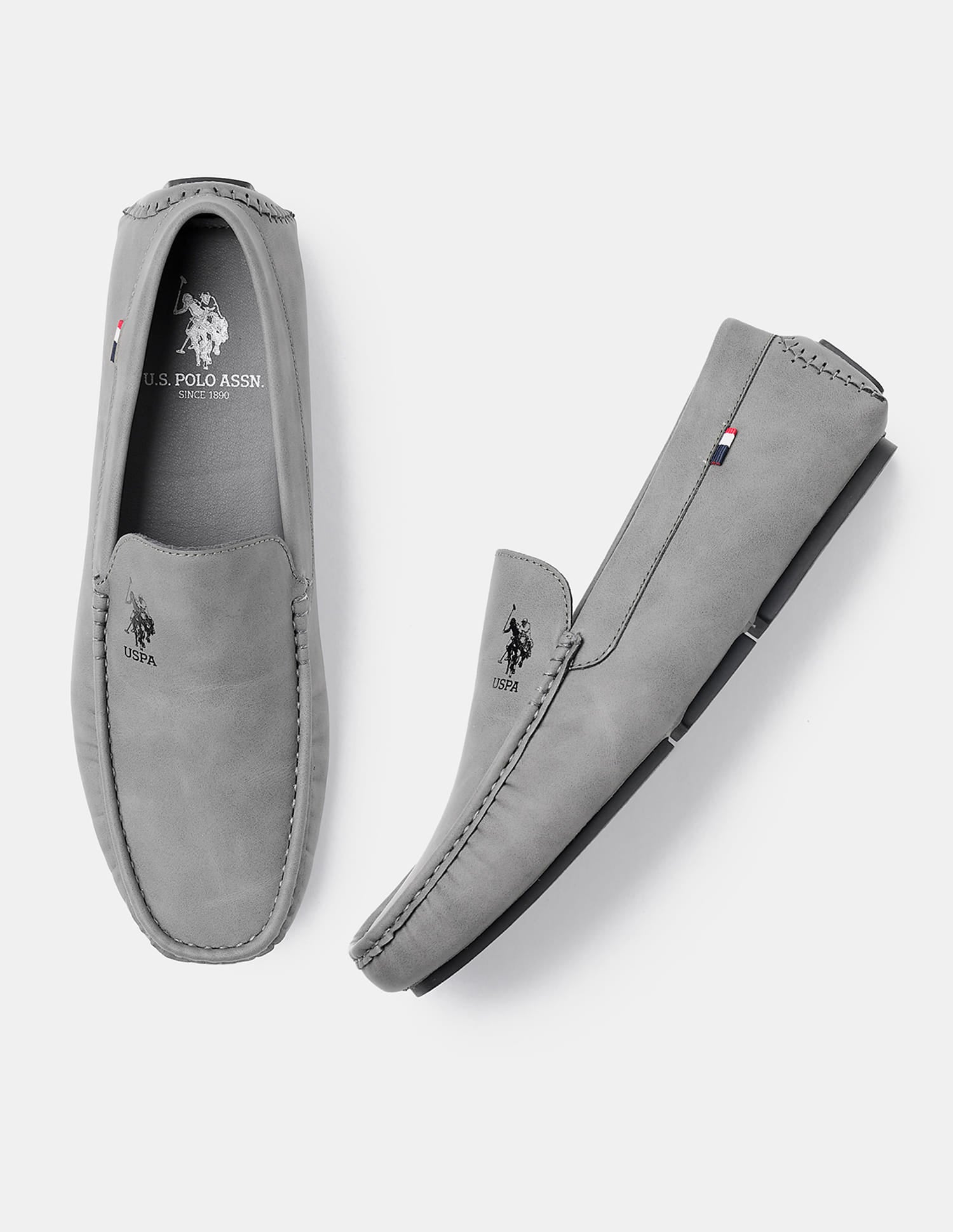 Men Aaron 6.0 Loafers Grey - U.S. Polo Assn. India | Large