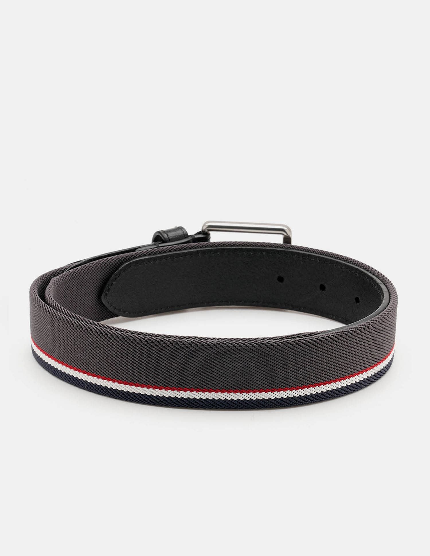 Men Adler Textured Casual Belt Grey - U.S. POLO ASSN. | Large