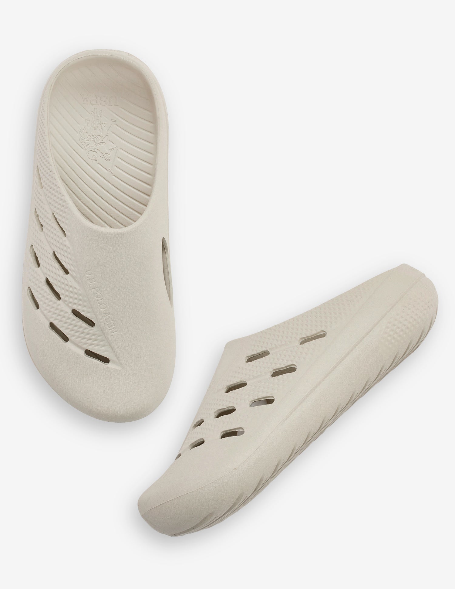 Kitz Eva Clogs Beige - U.S. Polo Assn. India | Large