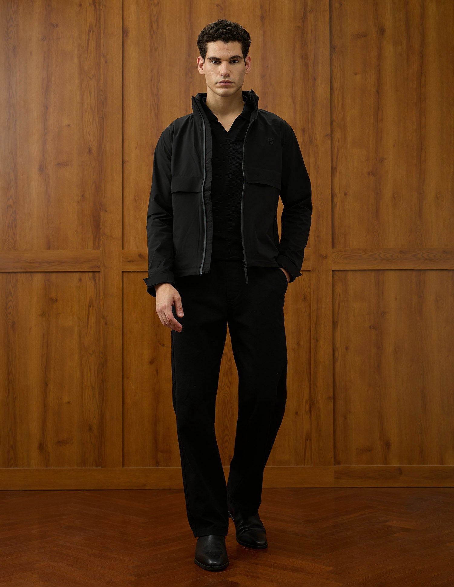 Solid Equestrian Aisle Theater Jacket Black - U.S. POLO ASSN. | Large