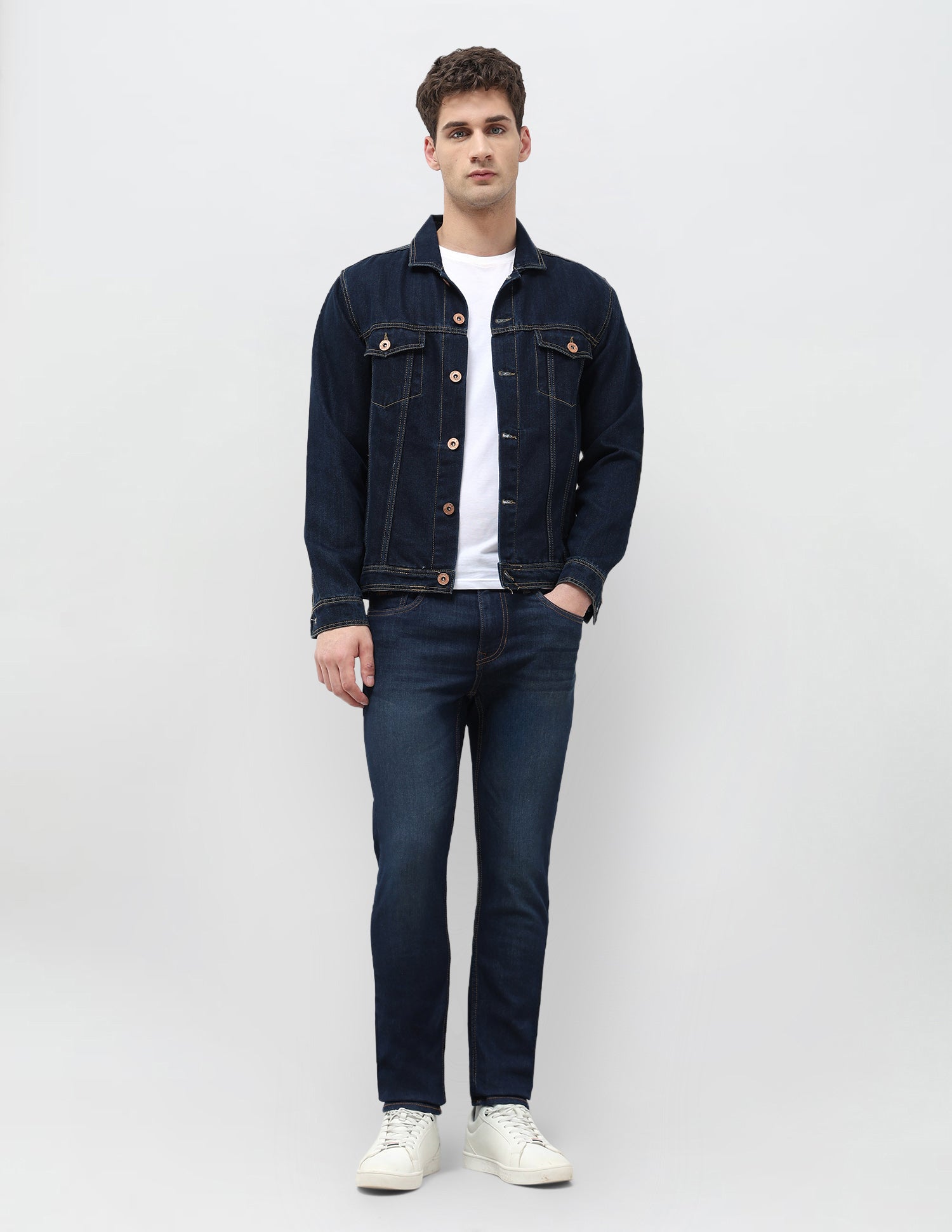 Brandon Slim Tapered Fit Blue Jeans Dark Indigo - U.S. POLO ASSN. | Large