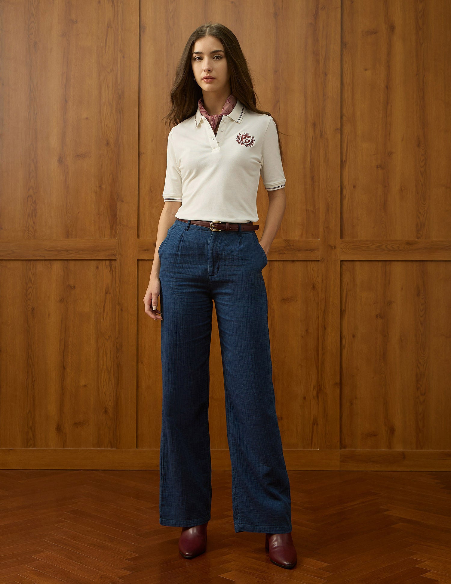 Regular Fit Solid Polo Shirt Off White - U.S. POLO ASSN. | Large