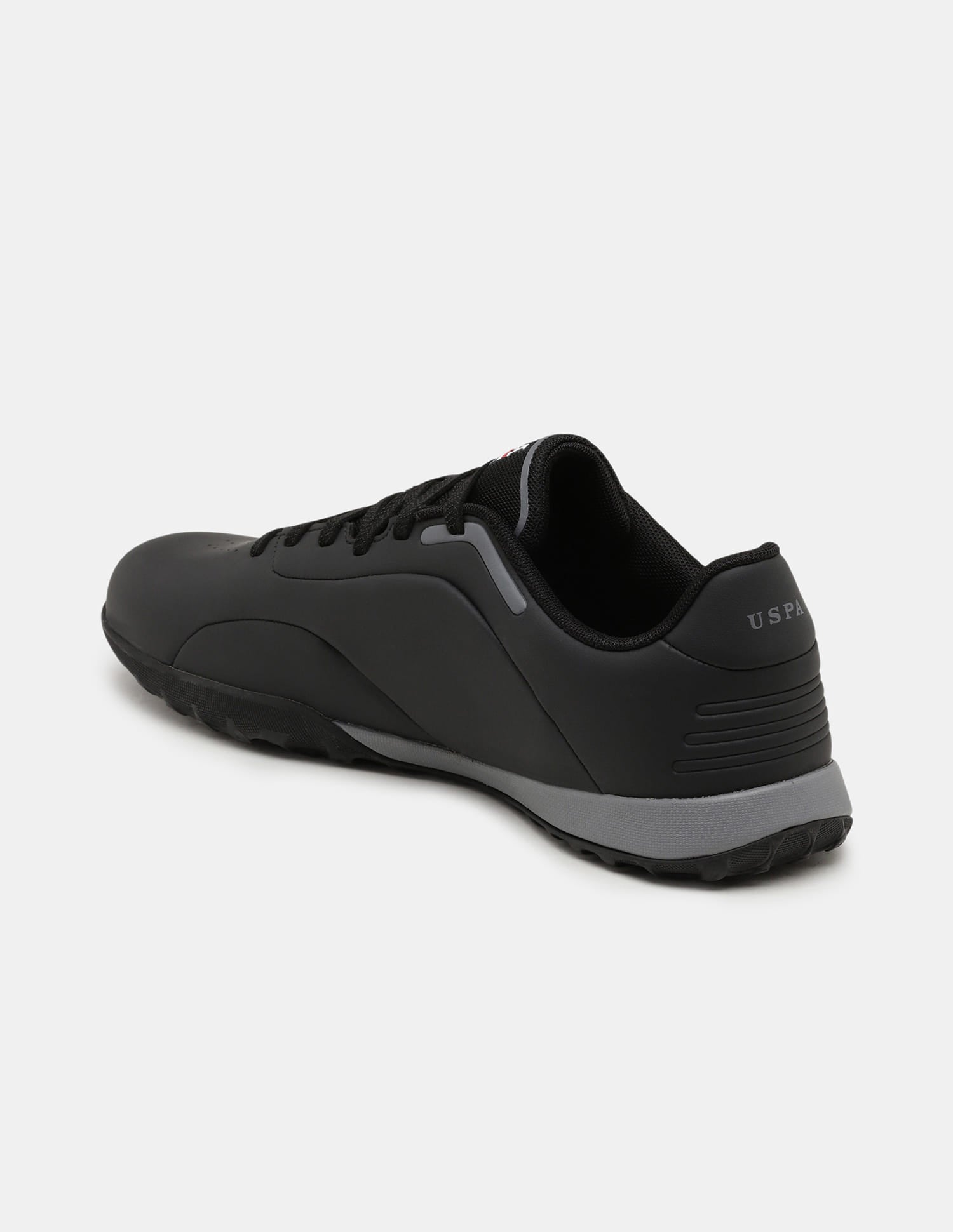 Round Toe Lace Ups The Edge 90 Sneakers Black - U.S. Polo Assn. India | Large
