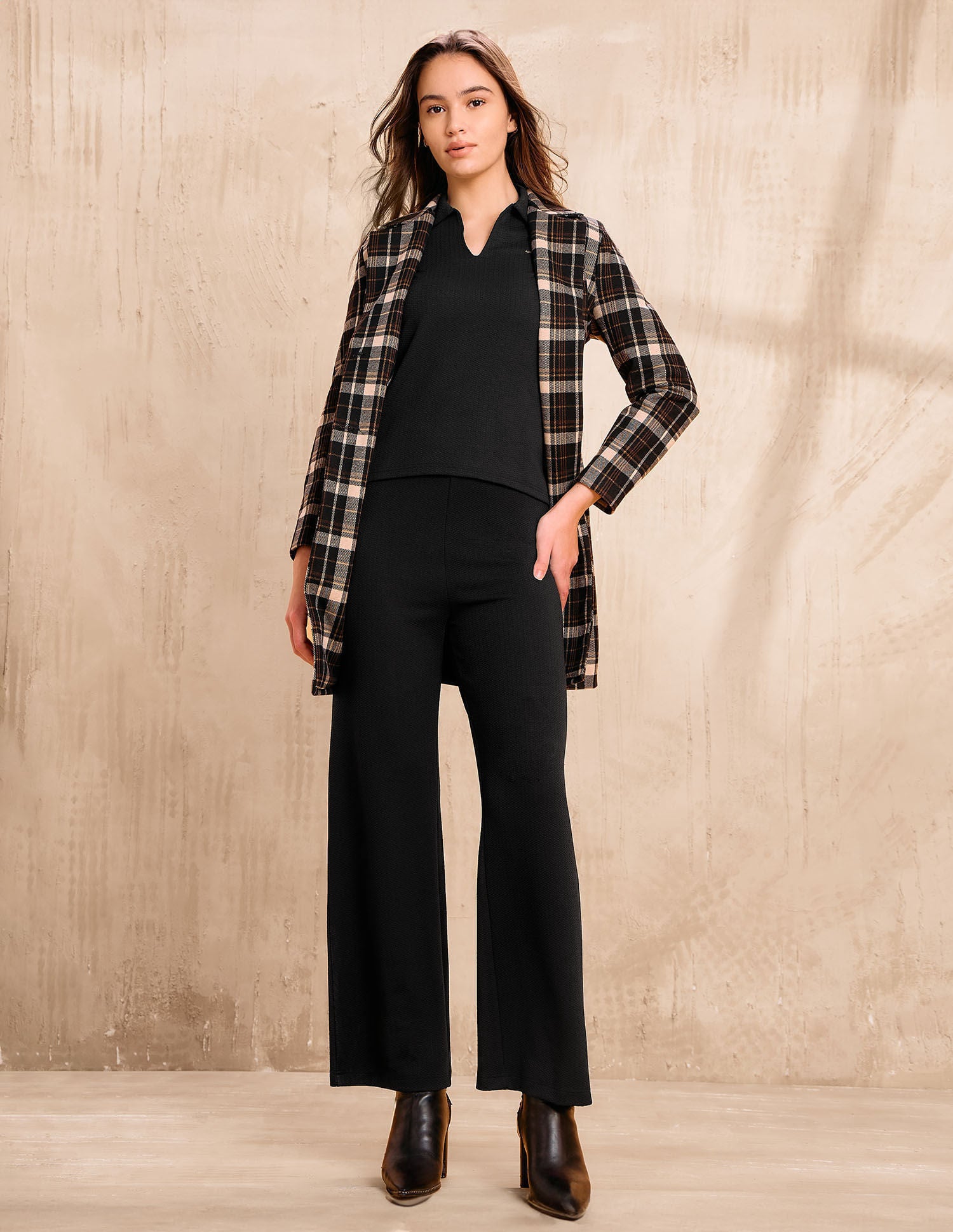 High Rise Straight Fit Trousers Black - U.S. POLO ASSN. | Large