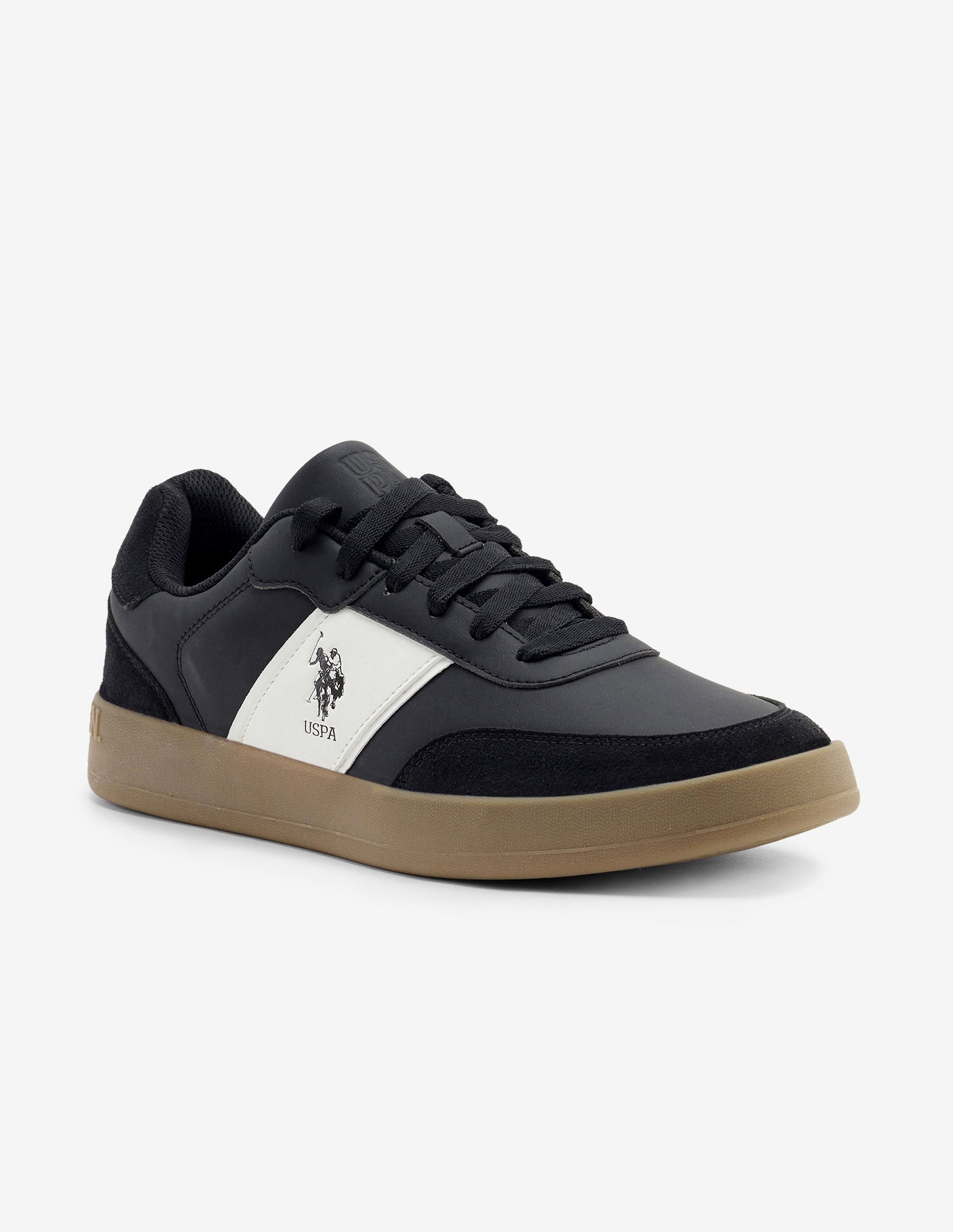Carson Colour Blocked Sneakers Black - U.S. Polo Assn. India | Large