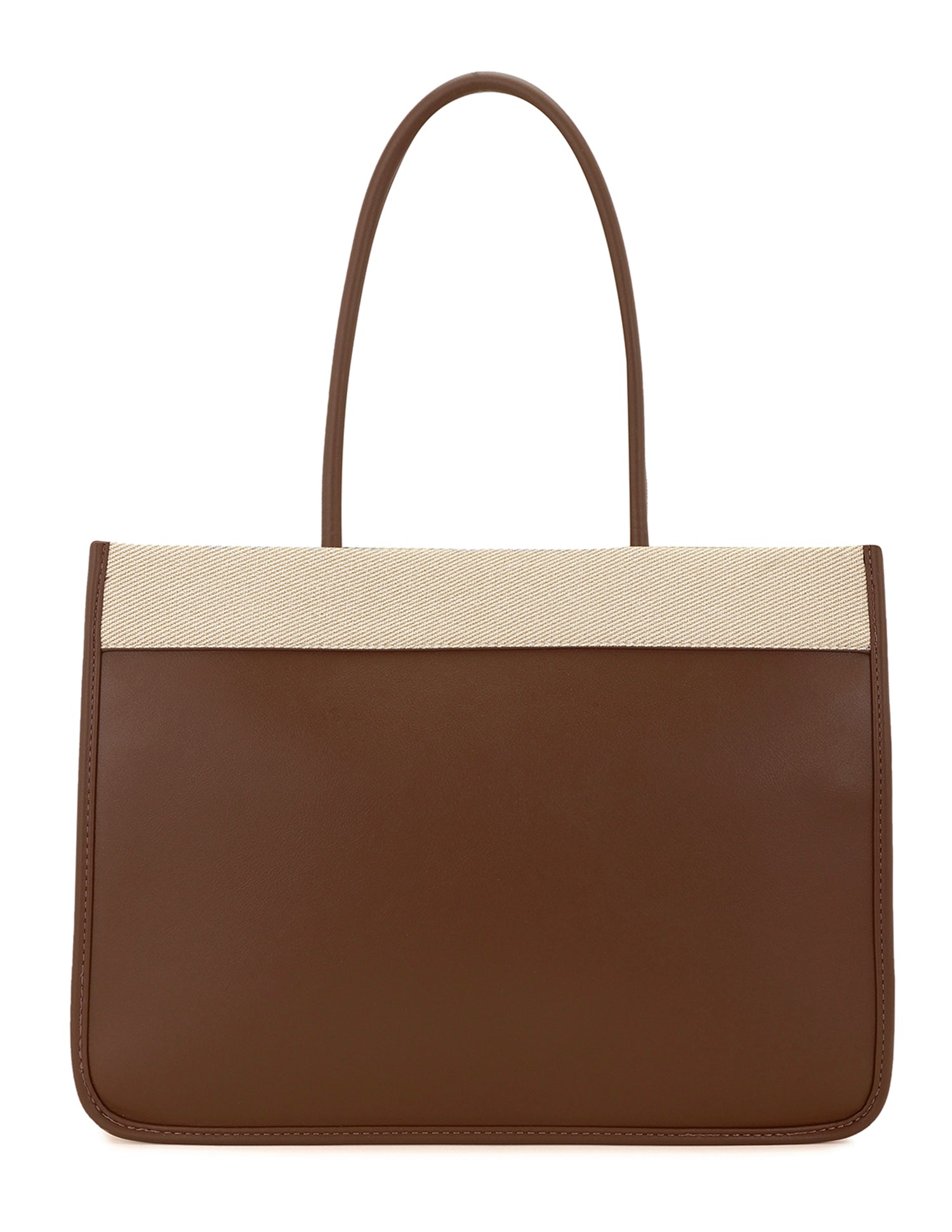 Women Aubrey Colour Blocked Tote Bag Brown - U.S. POLO ASSN. | Large