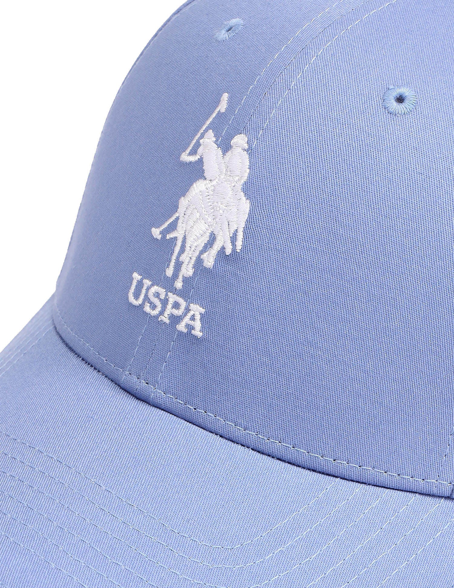 Brand Embroidered Twill Cap Blue - U.S. Polo Assn. India | Large
