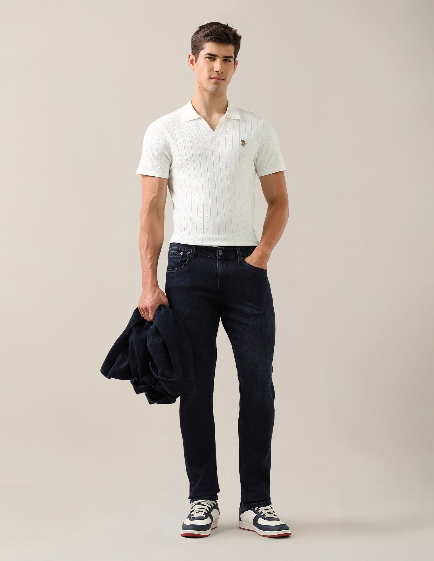 Brandon Slim-Tapered Fit Blue Jeans Blue - U.S. Polo Assn. India | Large