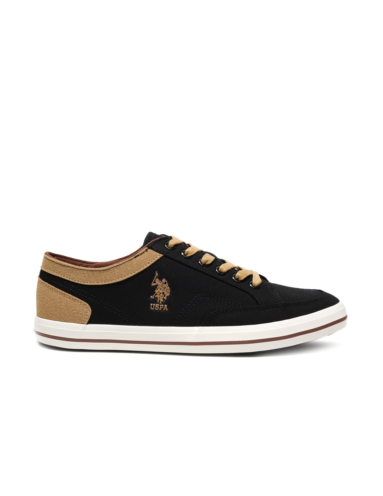 Men Monton 10.0 Colourblocked Sneakers Black - U.S. Polo Assn. India | Large