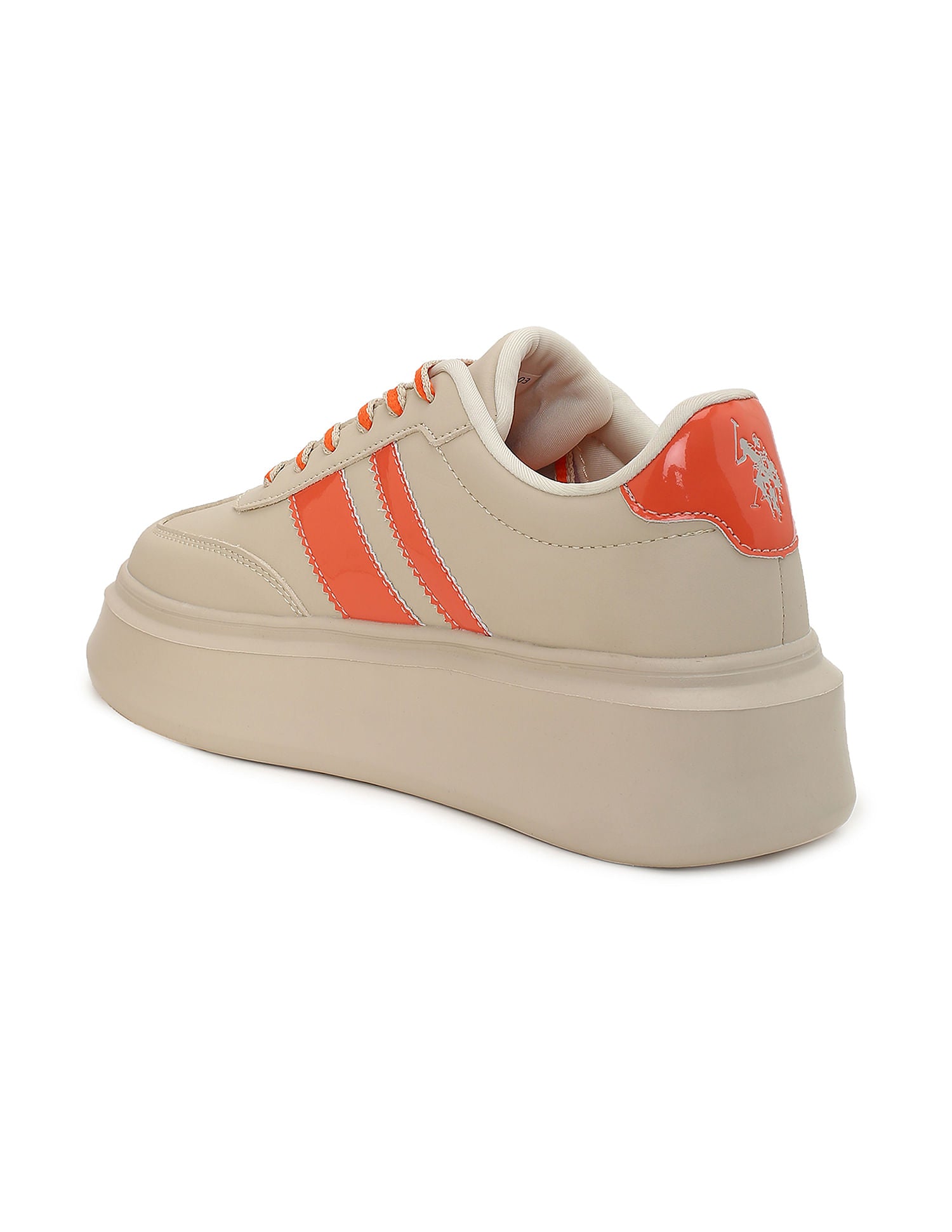 Round Toe Colour Block  Hazel Sneakers Nude - U.S. POLO ASSN. | Large