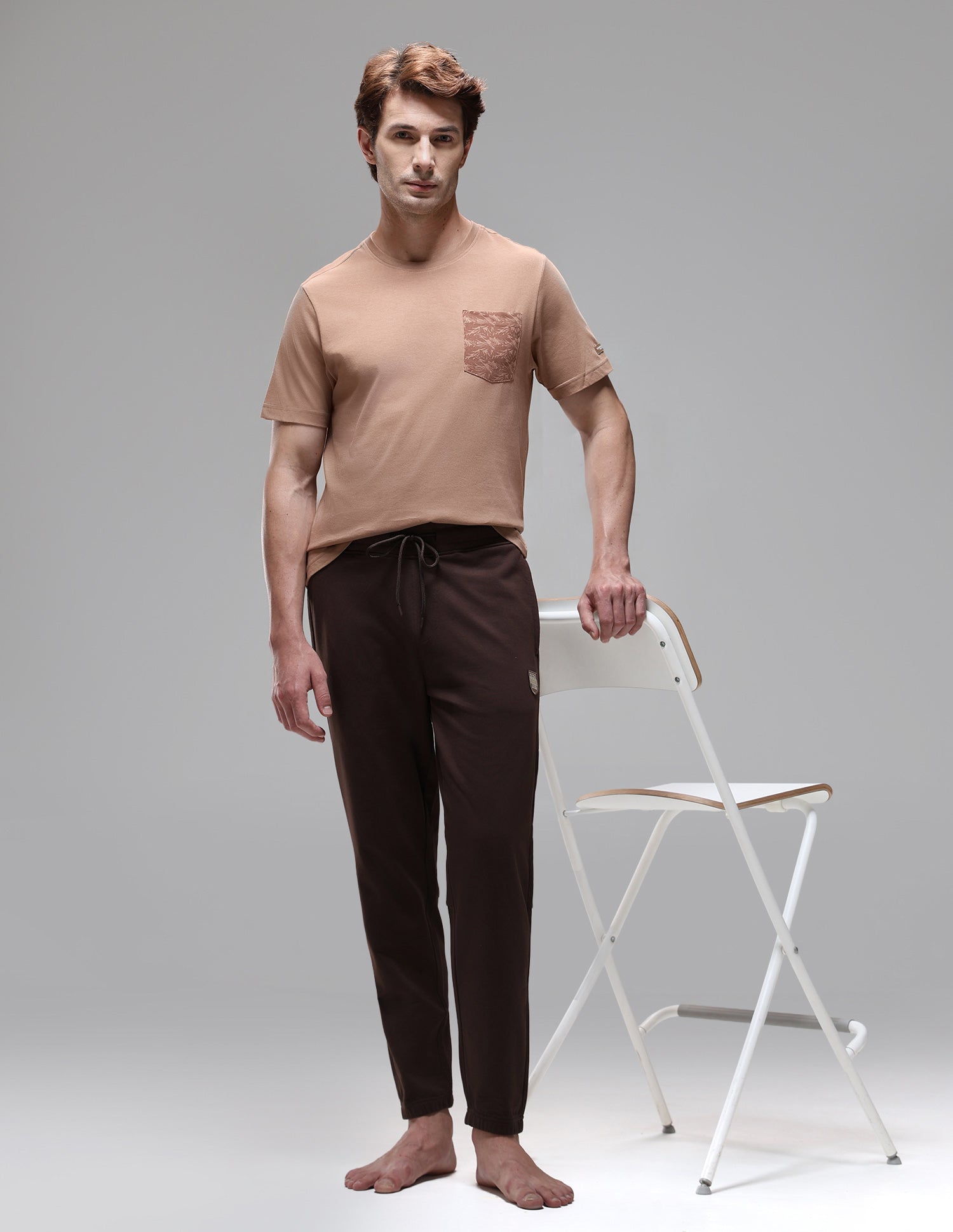 Breathable Relaxed Fit OJ010 Lounge Joggers Java - U.S. Polo Assn. India | Large