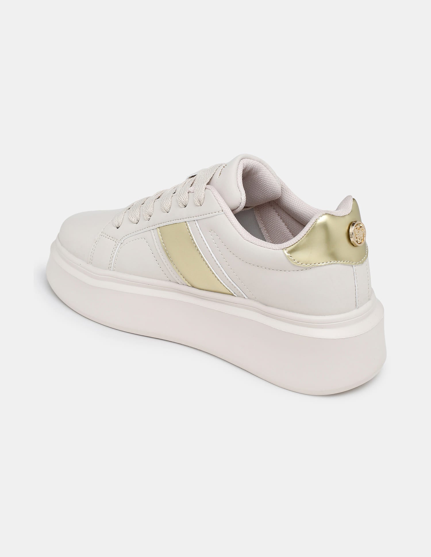Women Nella Round Toe Sneakers Beige - U.S. Polo Assn. India | Large