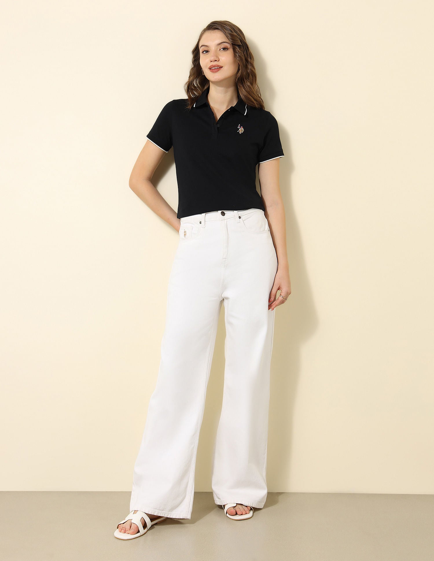 Regular Fit Polo Shirt Black - U.S. POLO ASSN. | Large