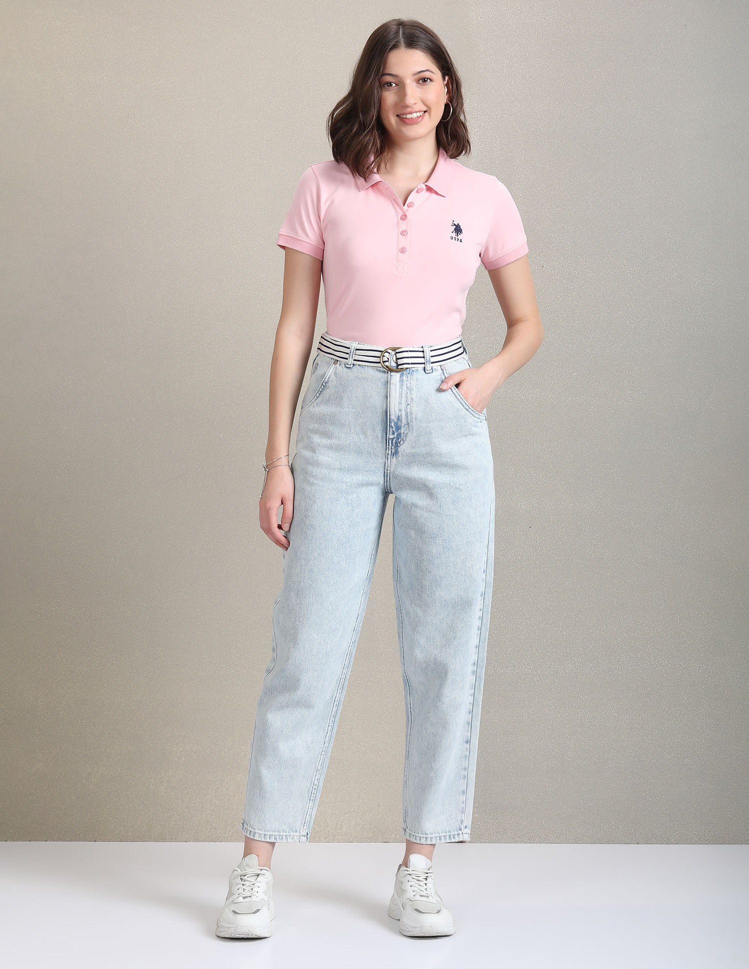 Carrot Fit Blue Jeans Blue - U.S. POLO ASSN. | Large