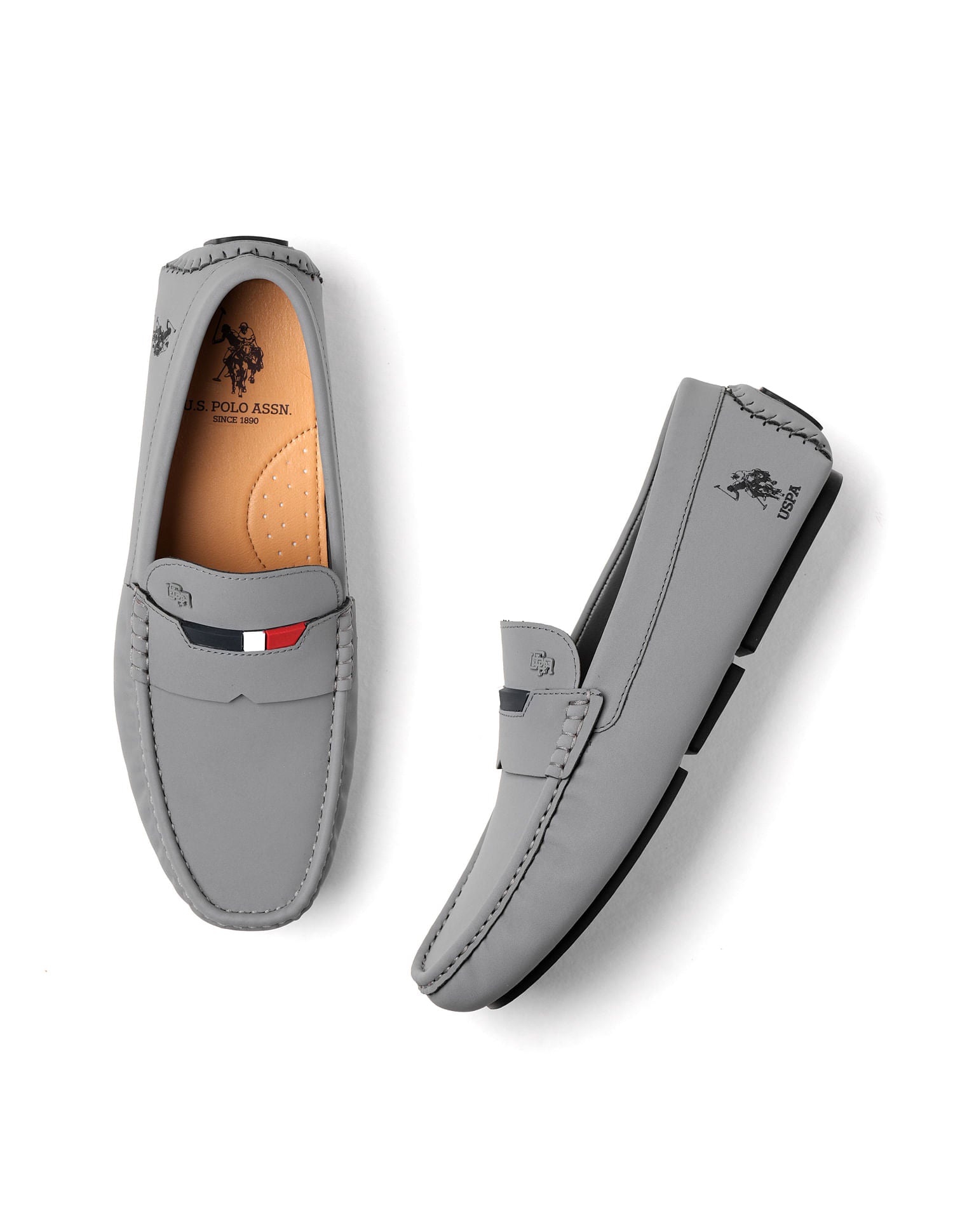 Men Galer Slip-On Shoes Grey - U.S. POLO ASSN. | Large