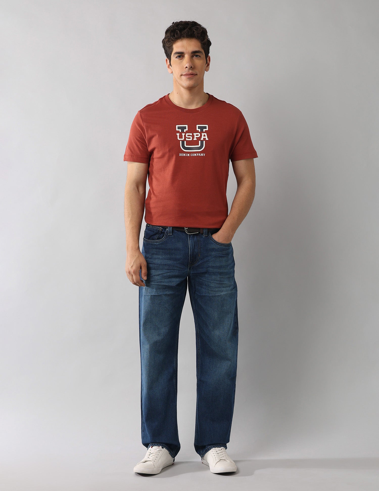 Shawn Relaxed Fit Vintage Jeans Blue - U.S. Polo Assn. India | Large