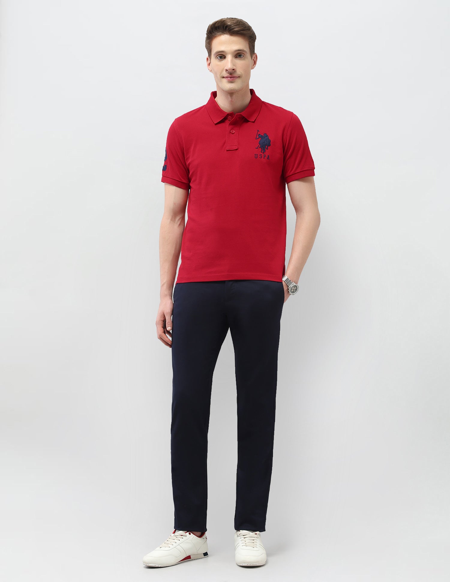 Solid Regular Fit Polo Shirt