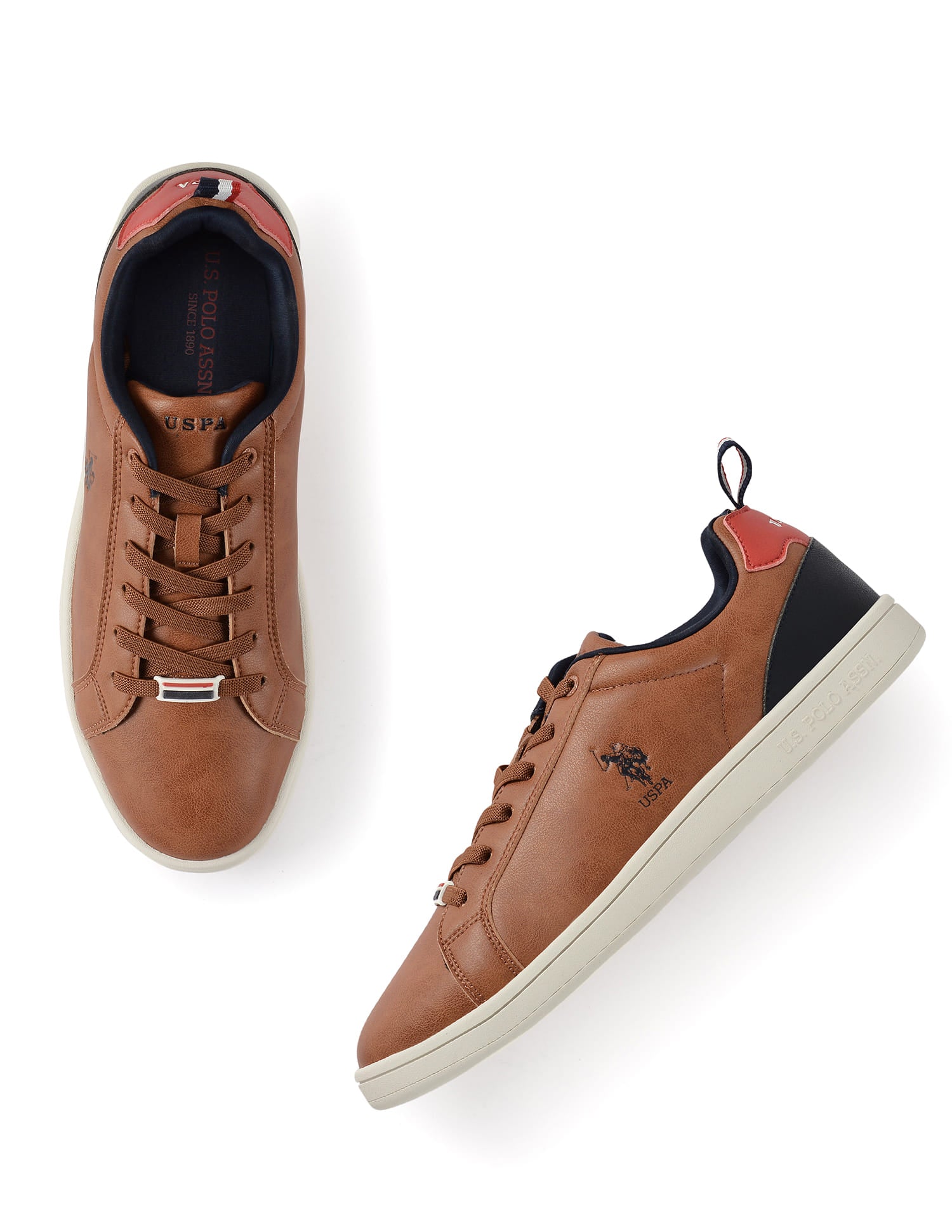 Men Stefan Tan All Day Sneakers Tan - U.S. Polo Assn. India | Large