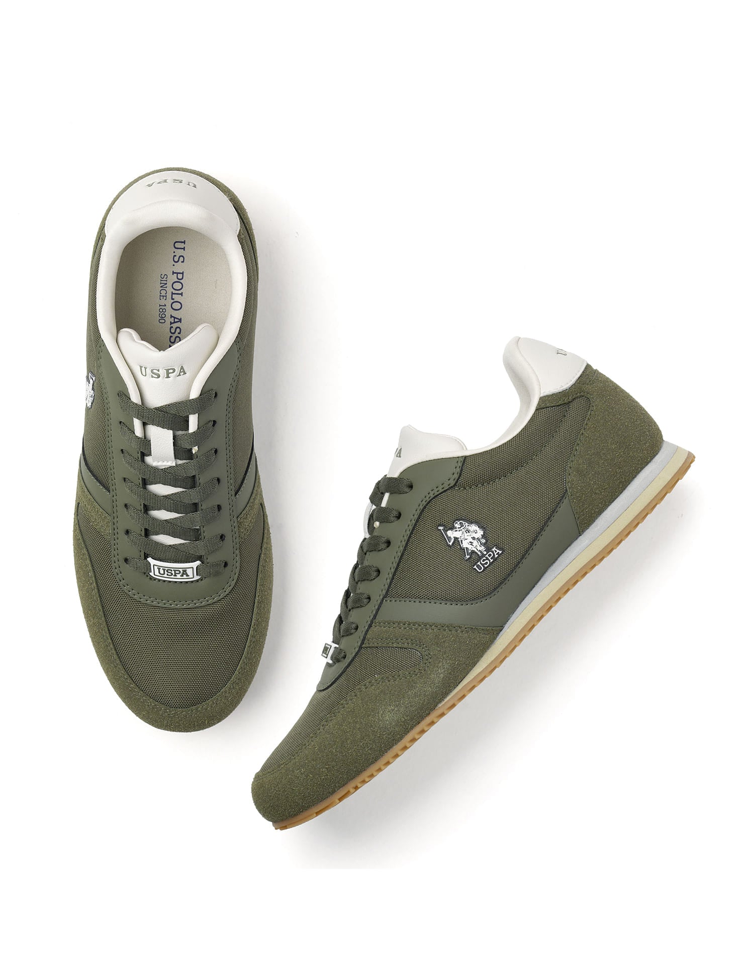 Men Clemt 3.0 Sneakers Olive - U.S. Polo Assn. India | Large