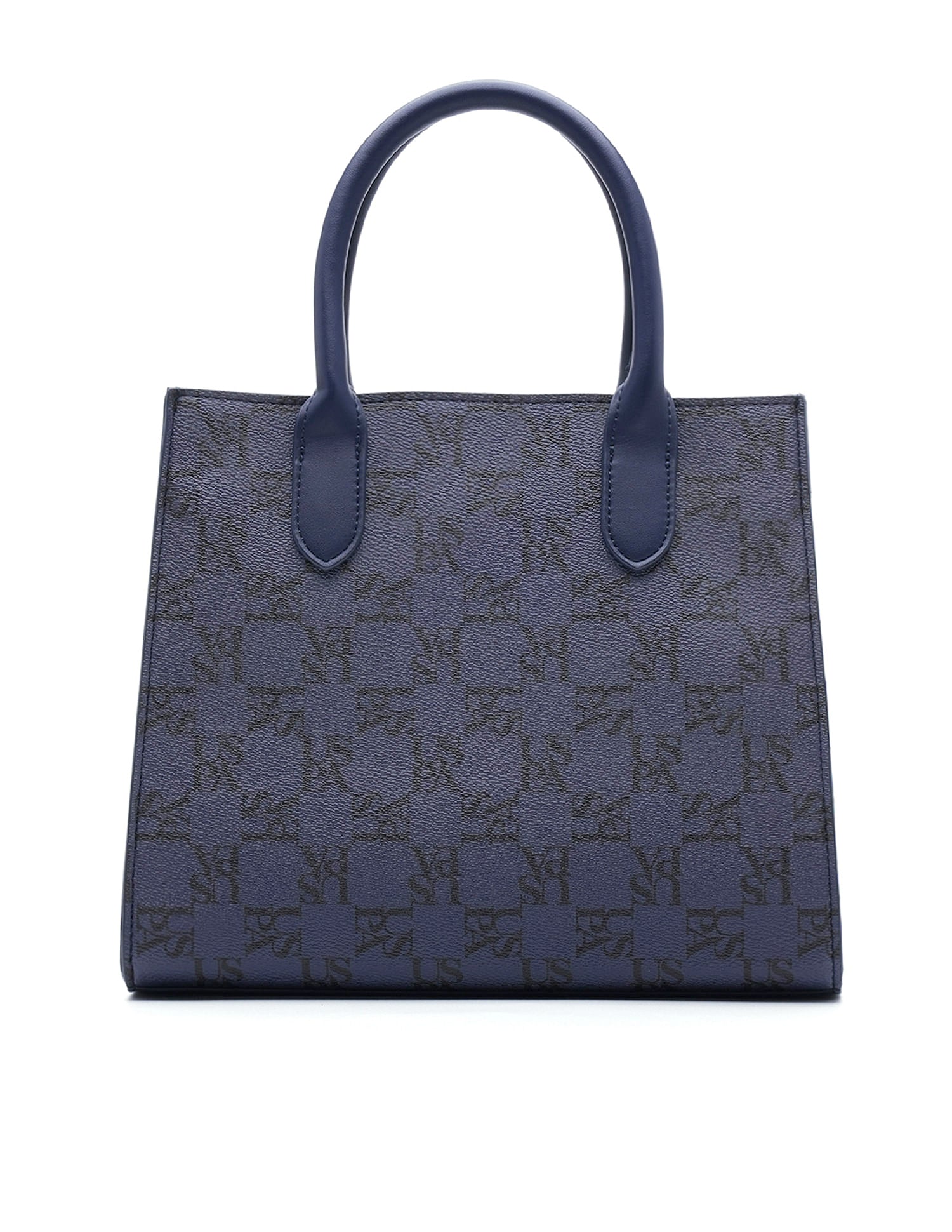 Carol Monogram Satchel Bag Navy - U.S. POLO ASSN. | Large