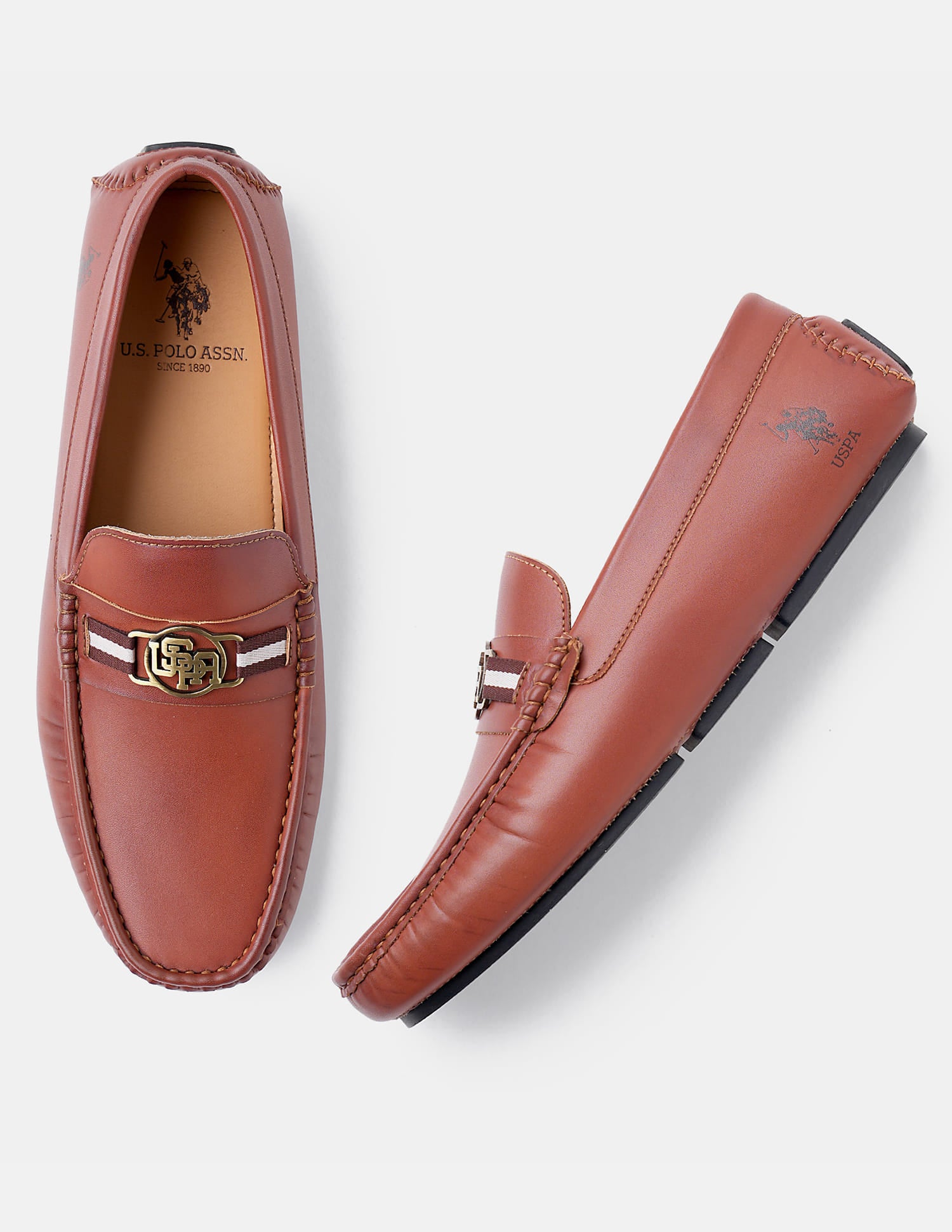 Men Fritof 4.0 Loafers Tan - U.S. Polo Assn. India | Large