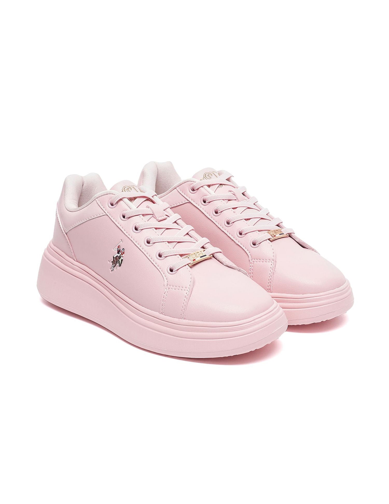 Women Logo Elsie 2.0 Sneakers Light Pink - U.S. Polo Assn. India | Large