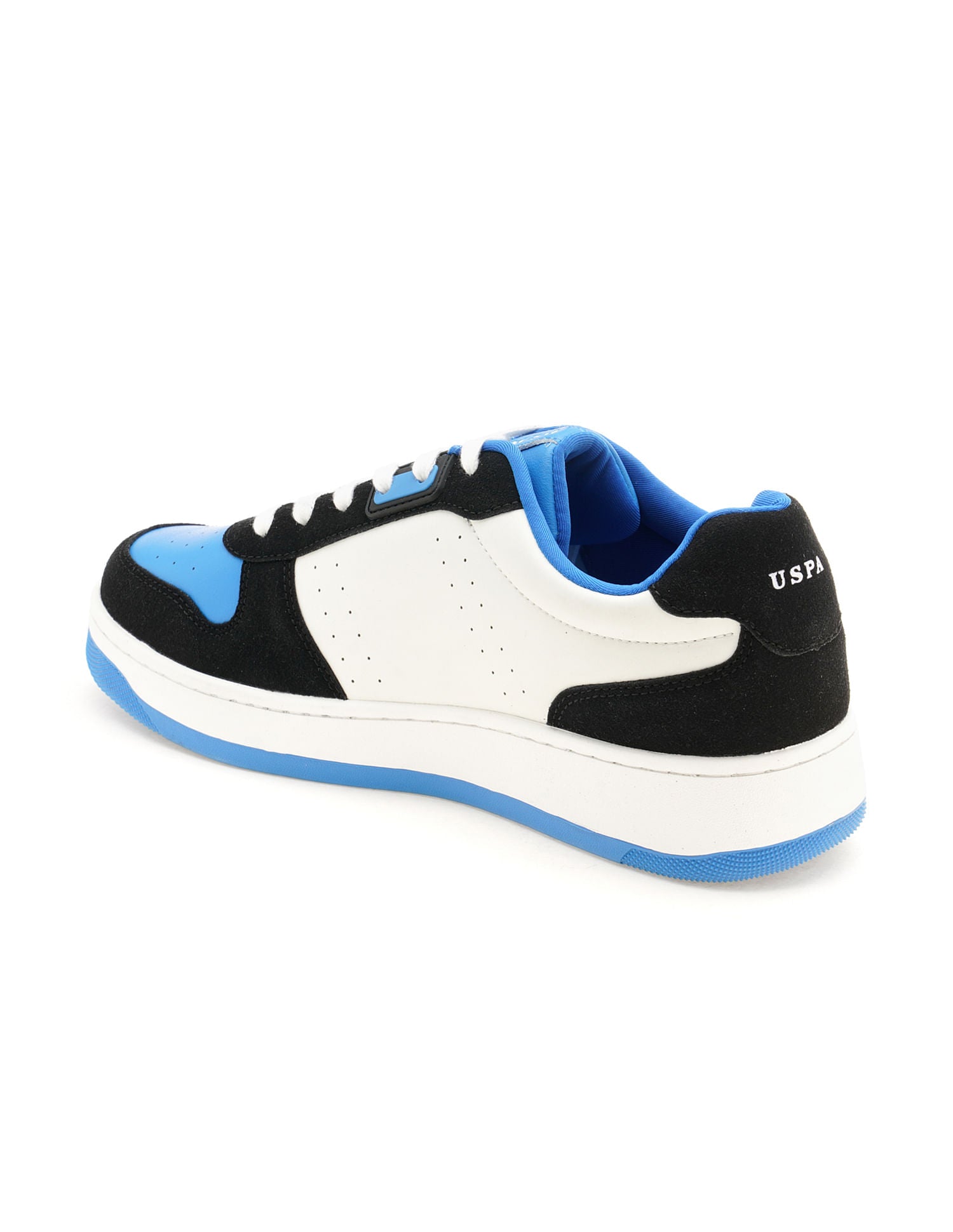 Men Oakley Blue Retro Court Sneakers Blue - U.S. POLO ASSN. | Large