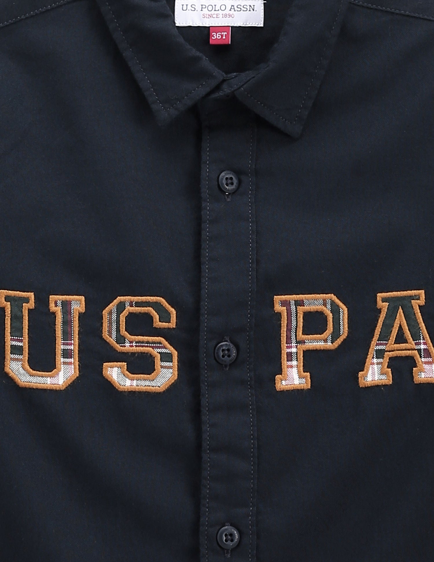 Boys Brand Appliqued Shirt Navy - U.S. POLO ASSN. | Large